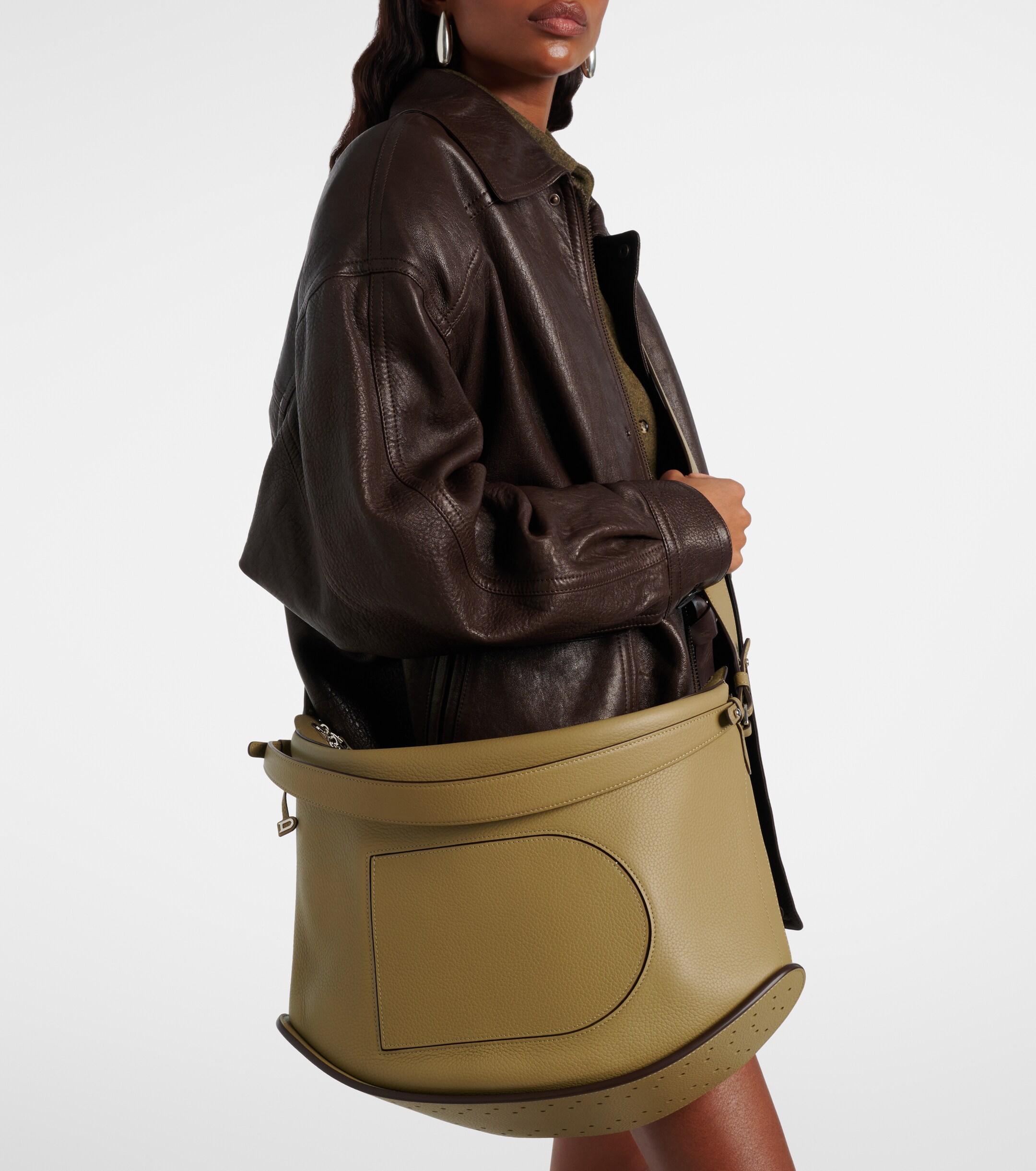 Delvaux Pin Swing XL leather shoulder bag thumbnail