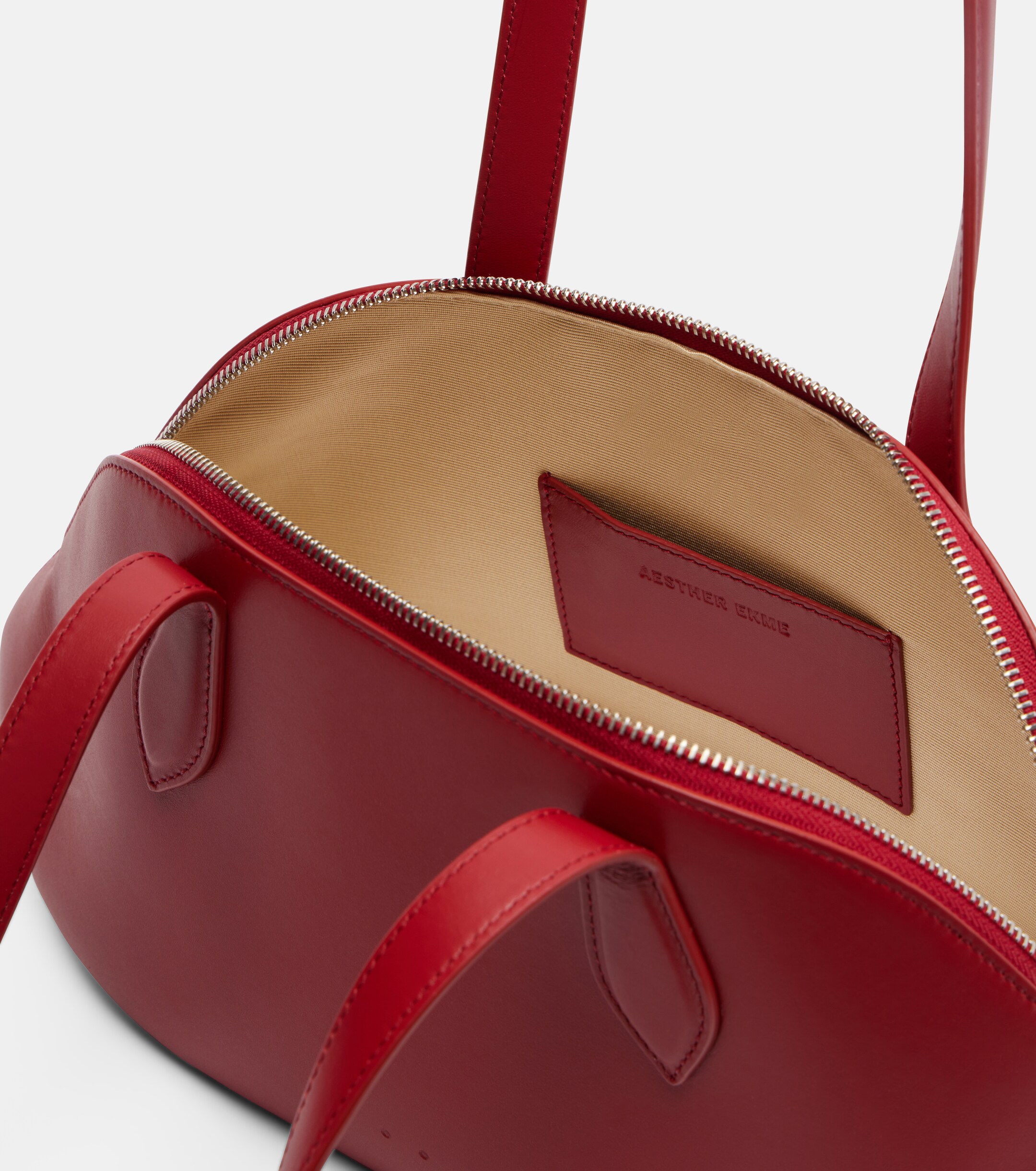 AESTHER EKME Cosmo Medium leather bowling bag thumbnail