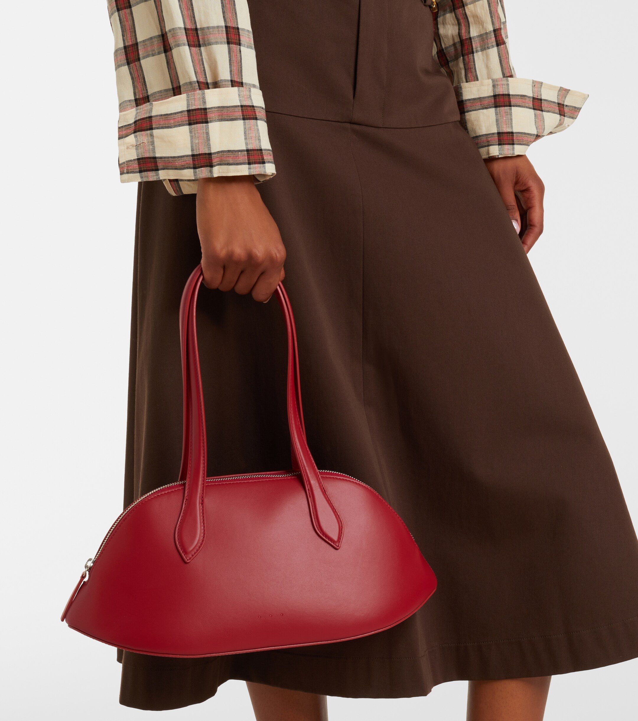 AESTHER EKME Cosmo Medium leather bowling bag thumbnail