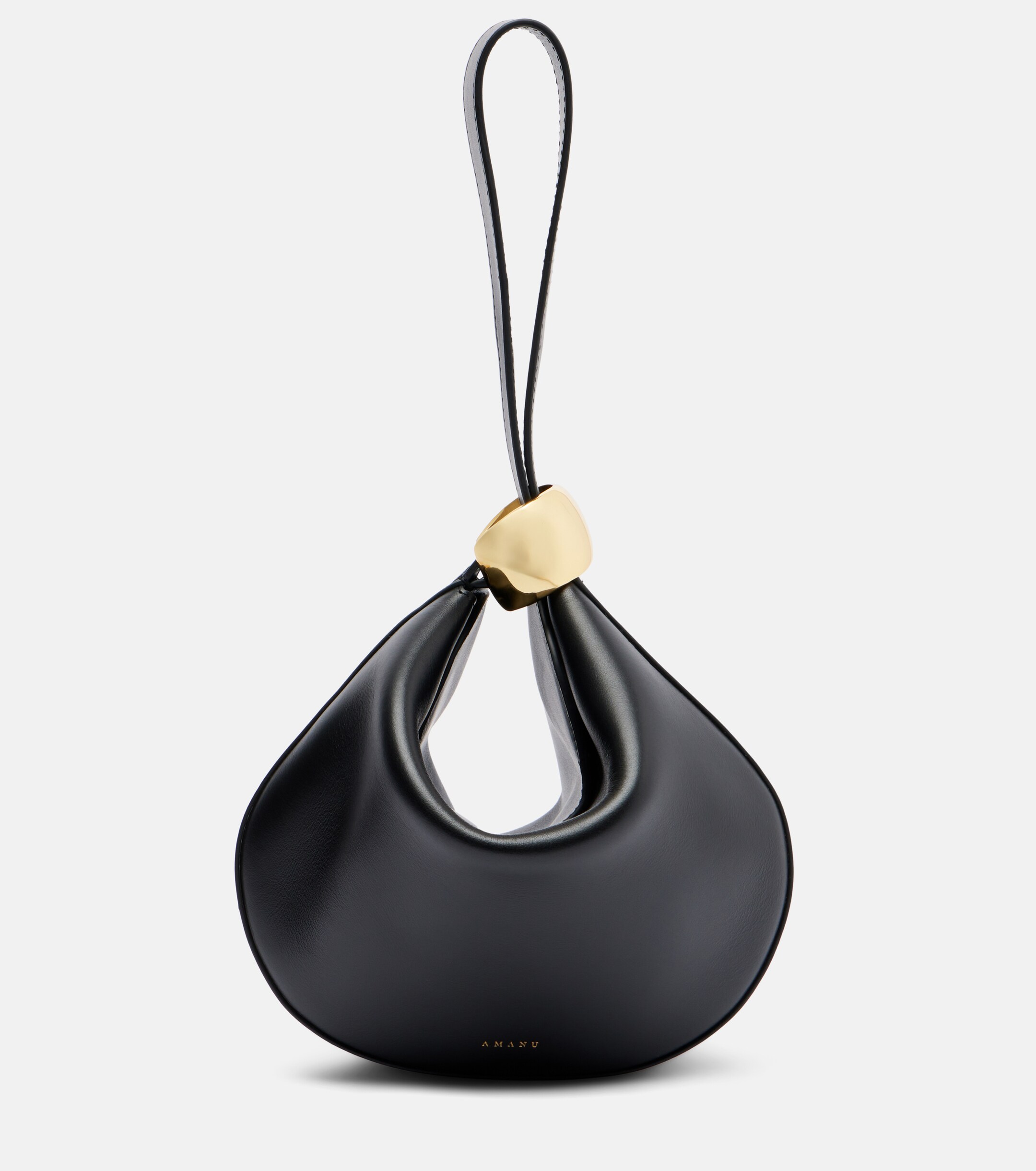 AMANU Zambia Small leather top-handle bag