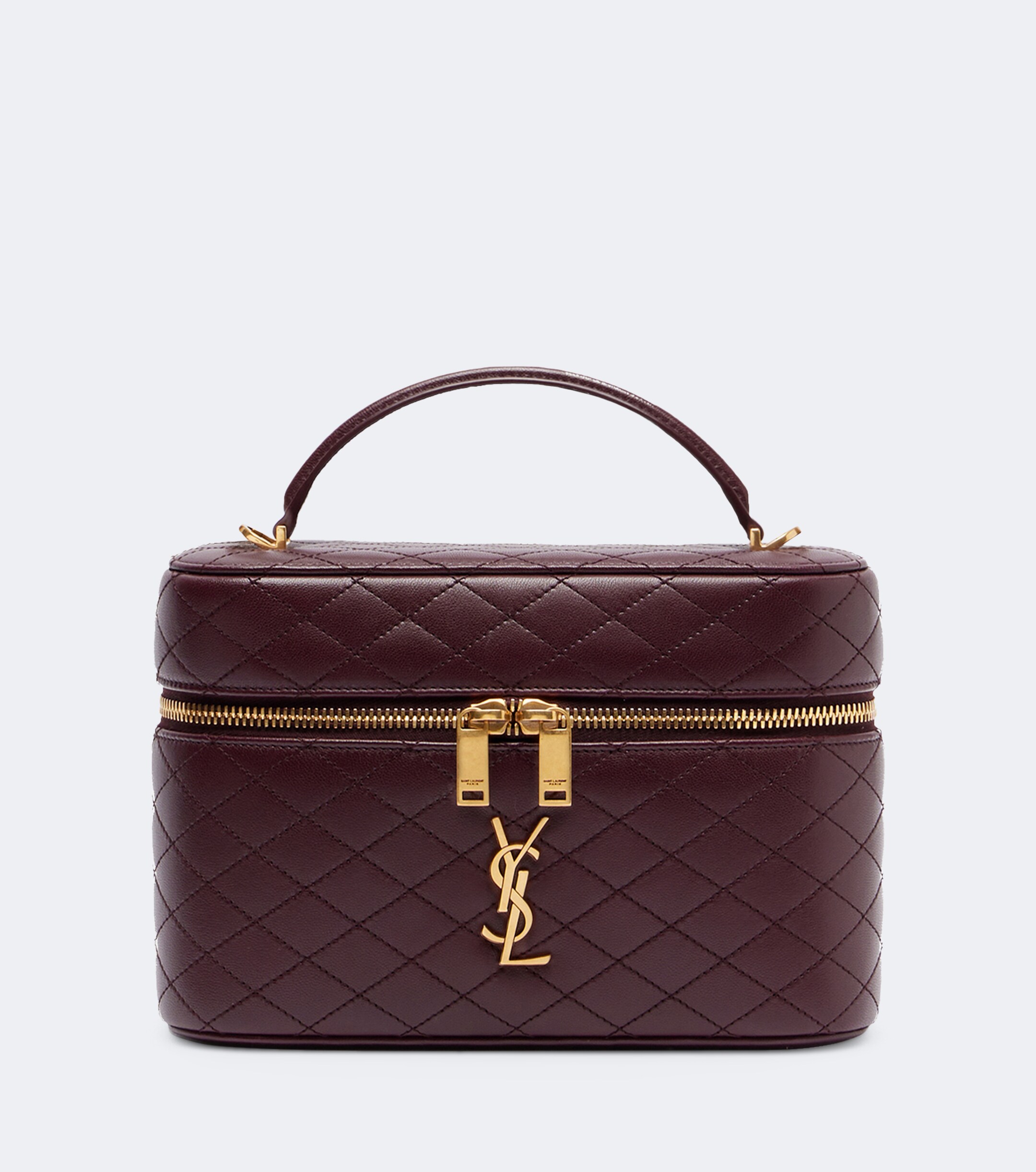 Saint Laurent Gaby Large leather vanity bag