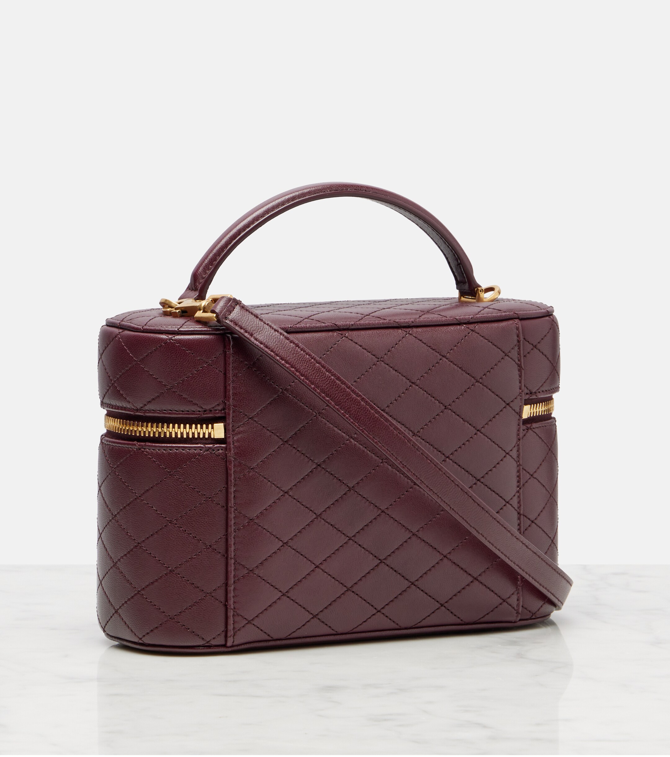 Saint Laurent Gaby Large leather vanity bag