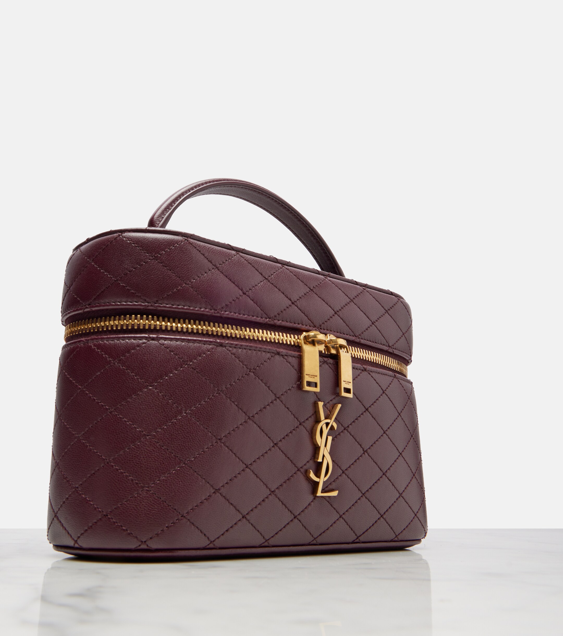 Saint Laurent Gaby Large leather vanity bag