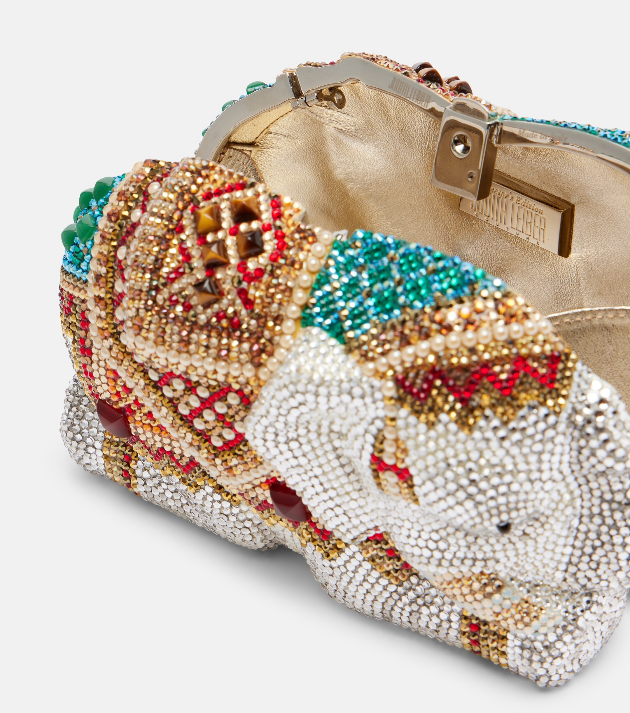 Judith Leiber Couture Elephant Small embellished clutch thumbnail