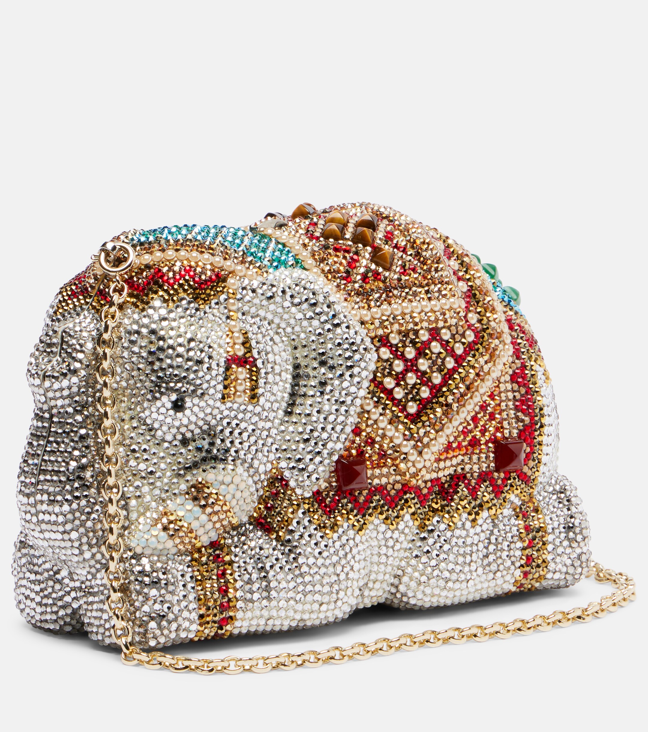 Judith Leiber Couture Elephant Small embellished clutch thumbnail