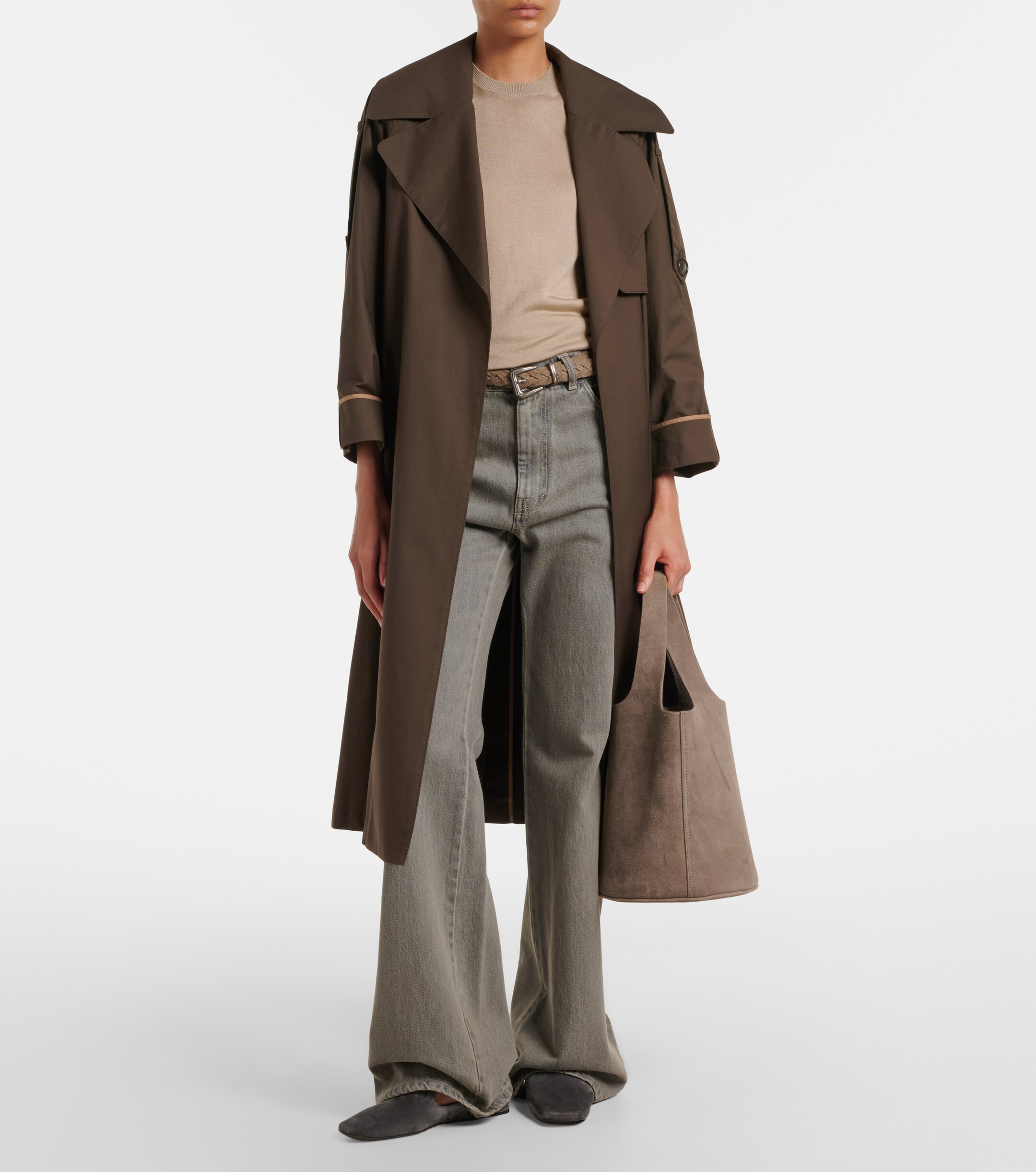Max Mara Max Mara Logo suede mules