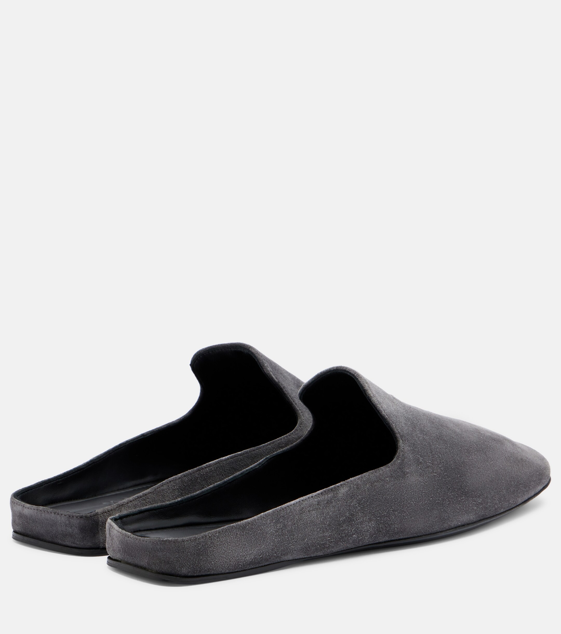 Max Mara Max Mara Logo suede mules