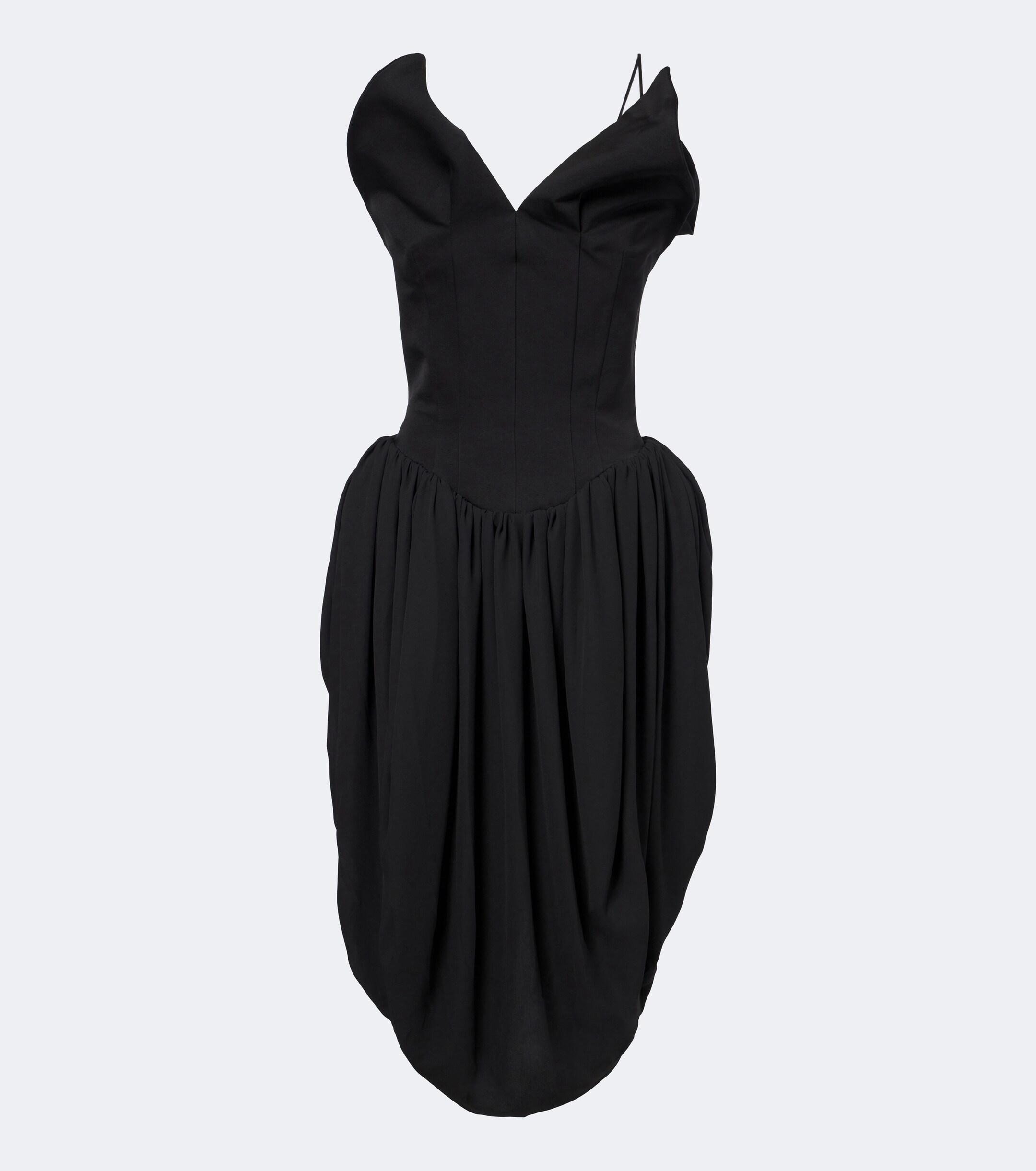 Magda Butrym Magda Butrym Draped cotton and silk corset dress