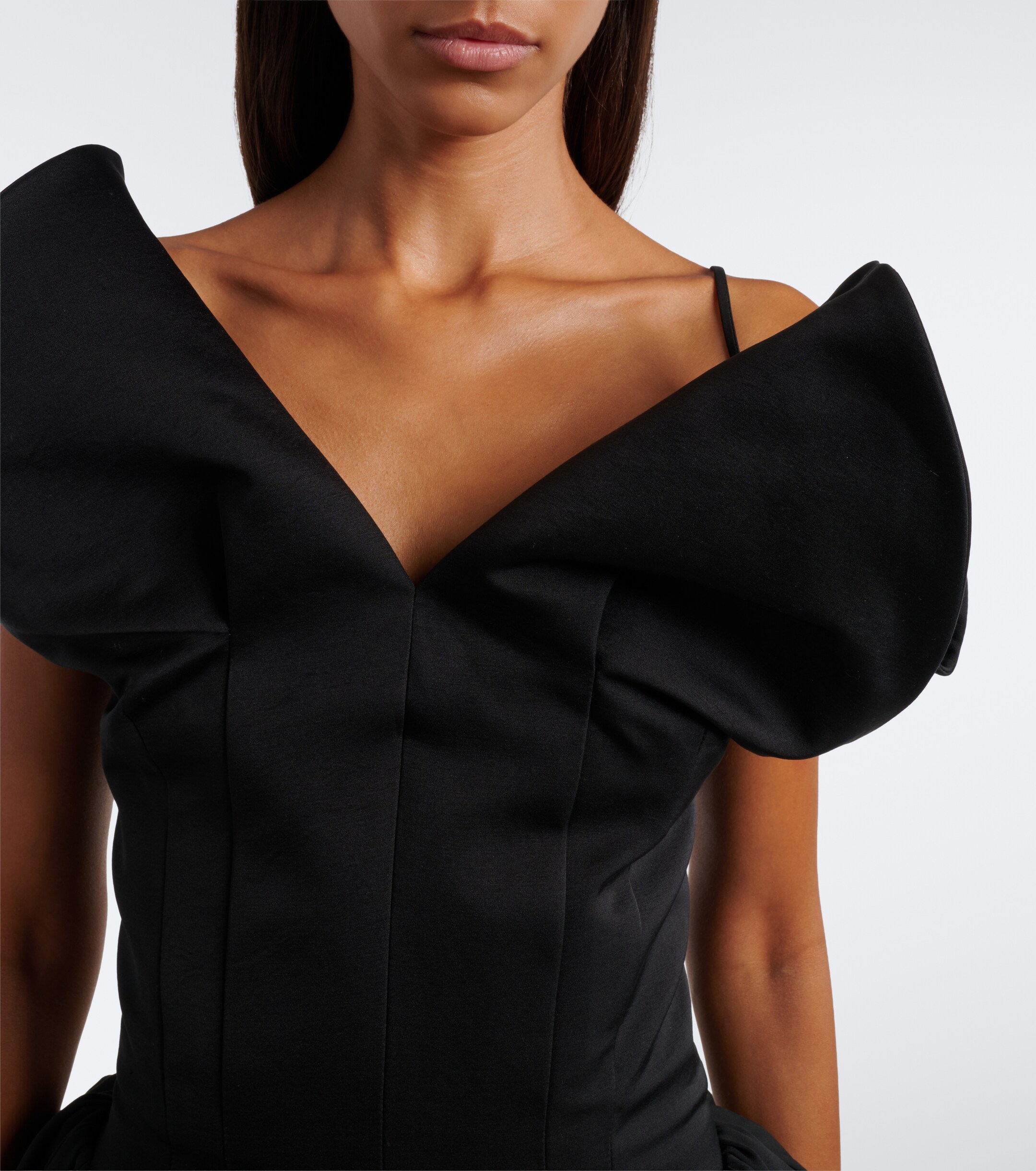 Magda Butrym Magda Butrym Draped cotton and silk corset dress