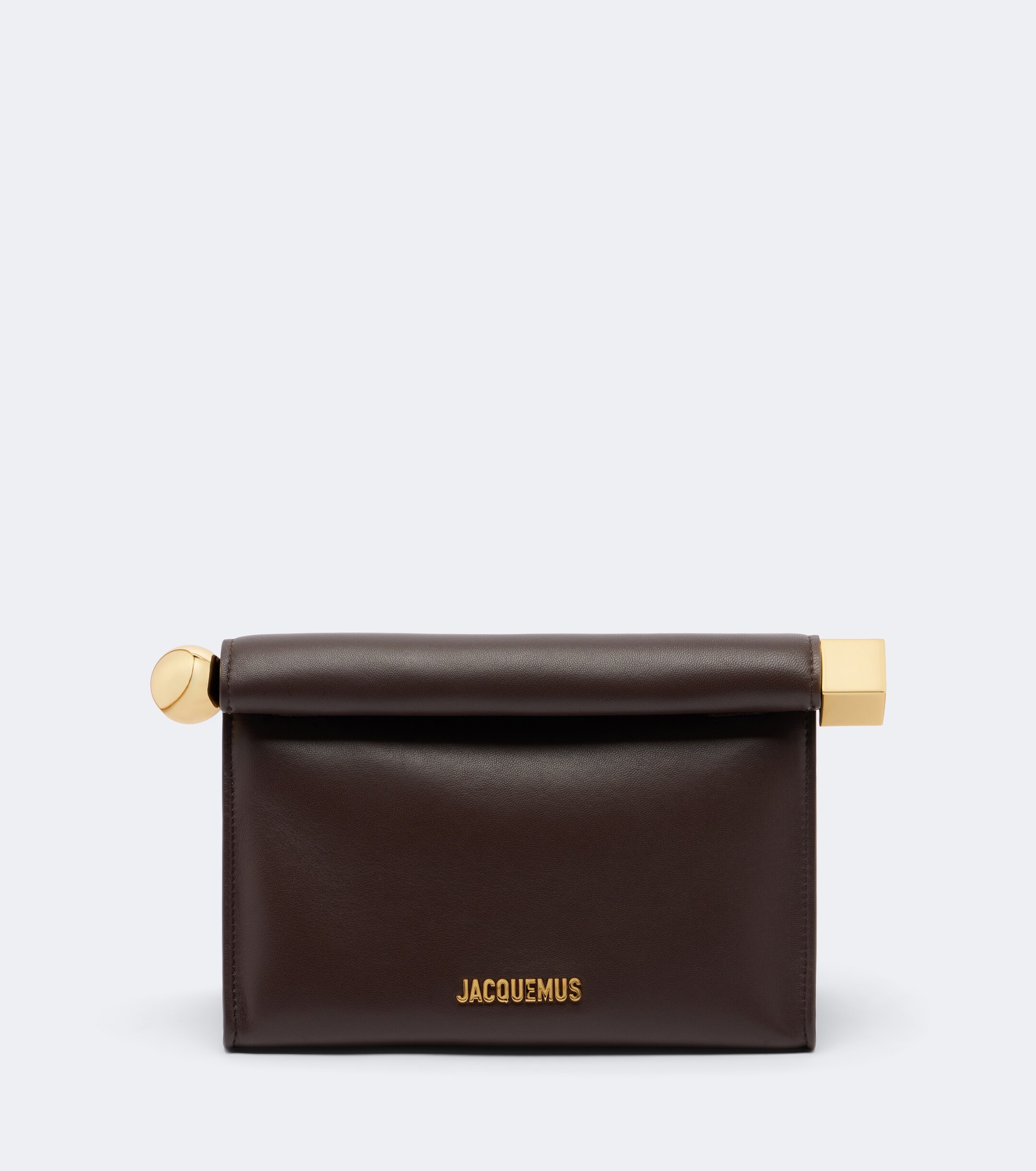 Jacquemus Rond Carré Small leather clutch