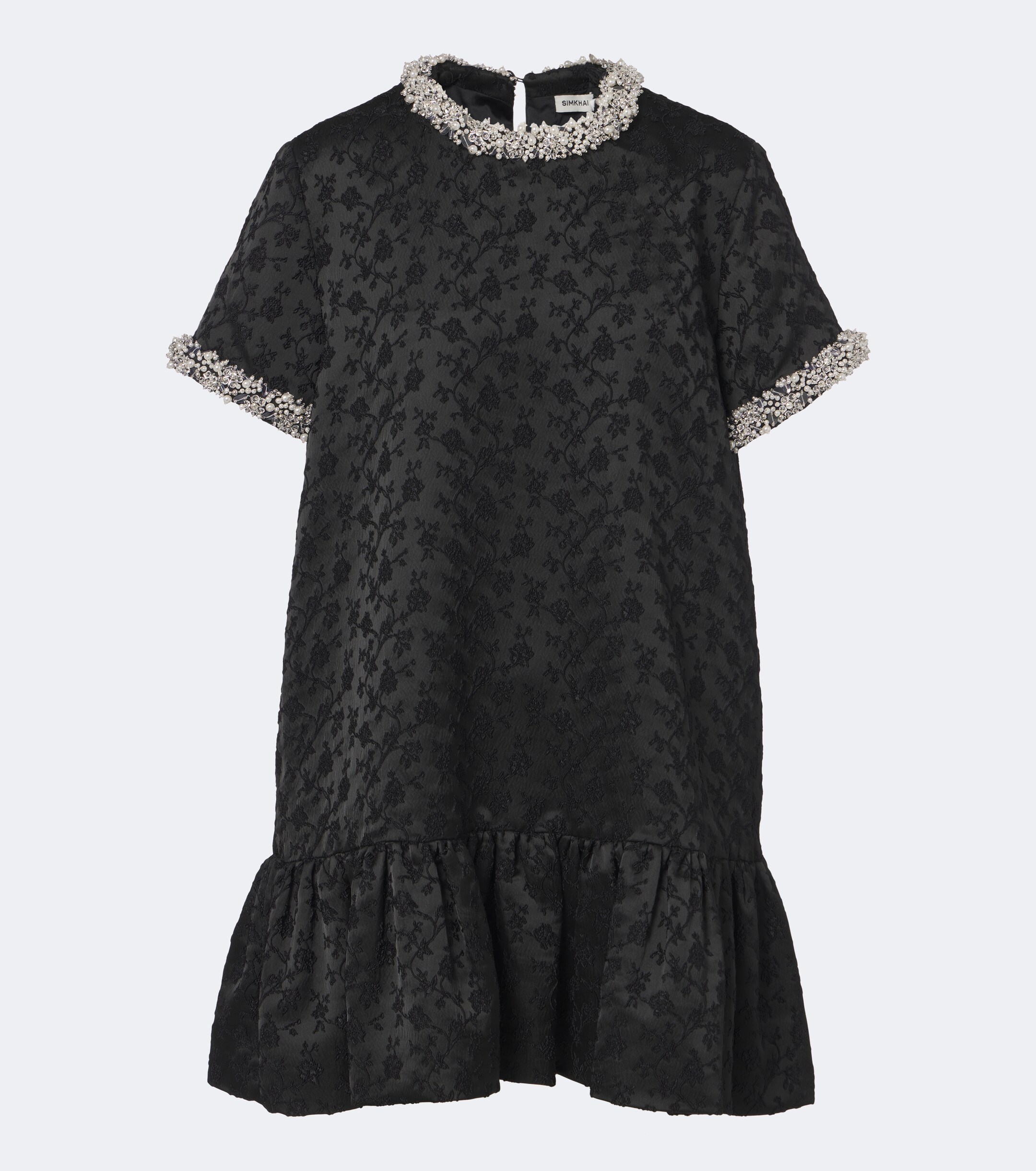 SIMKHAI Simkhai Alison embellished jacquard minidress