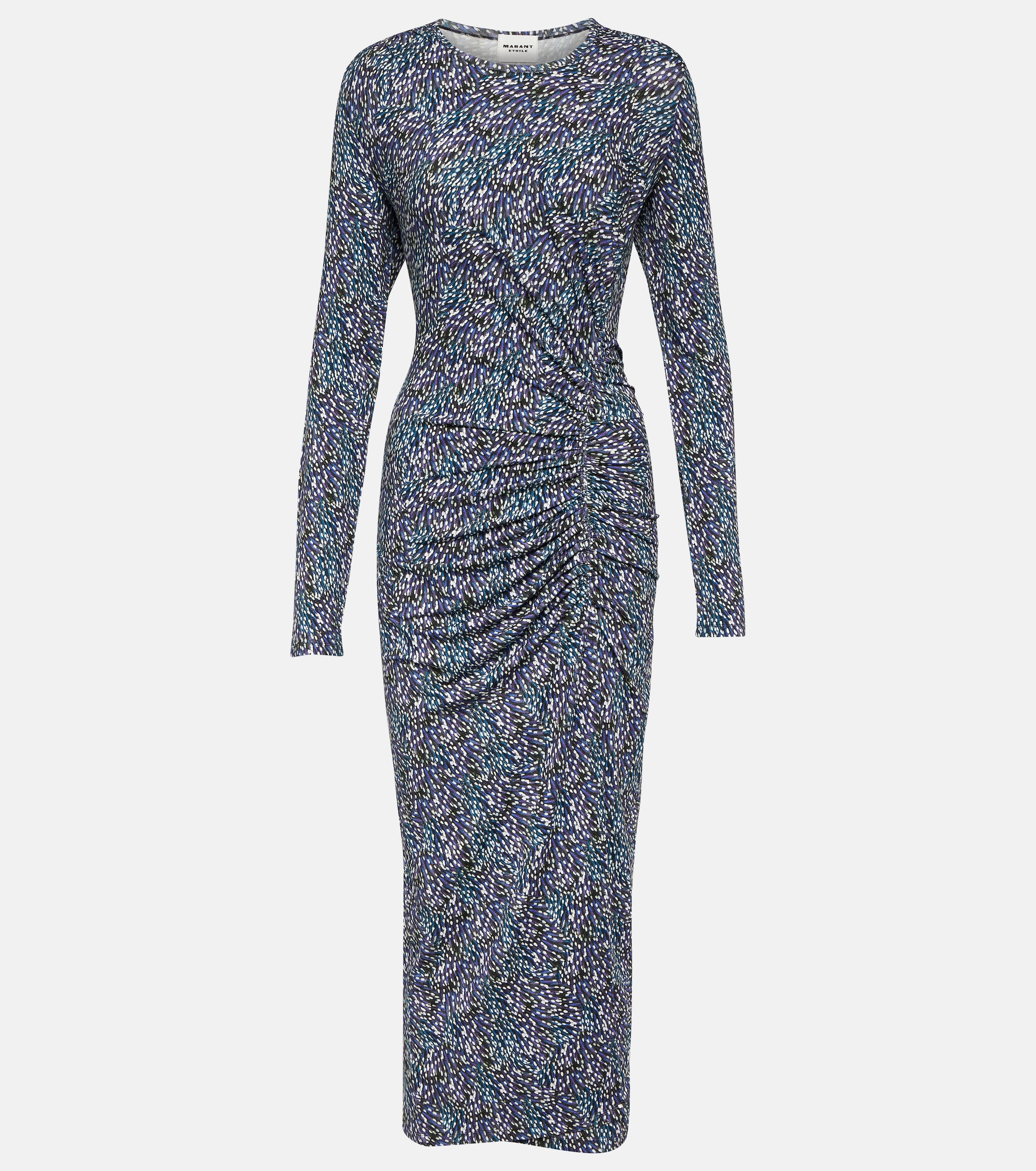 Marant Étoile Jelina floral printed jersey midi dress thumbnail