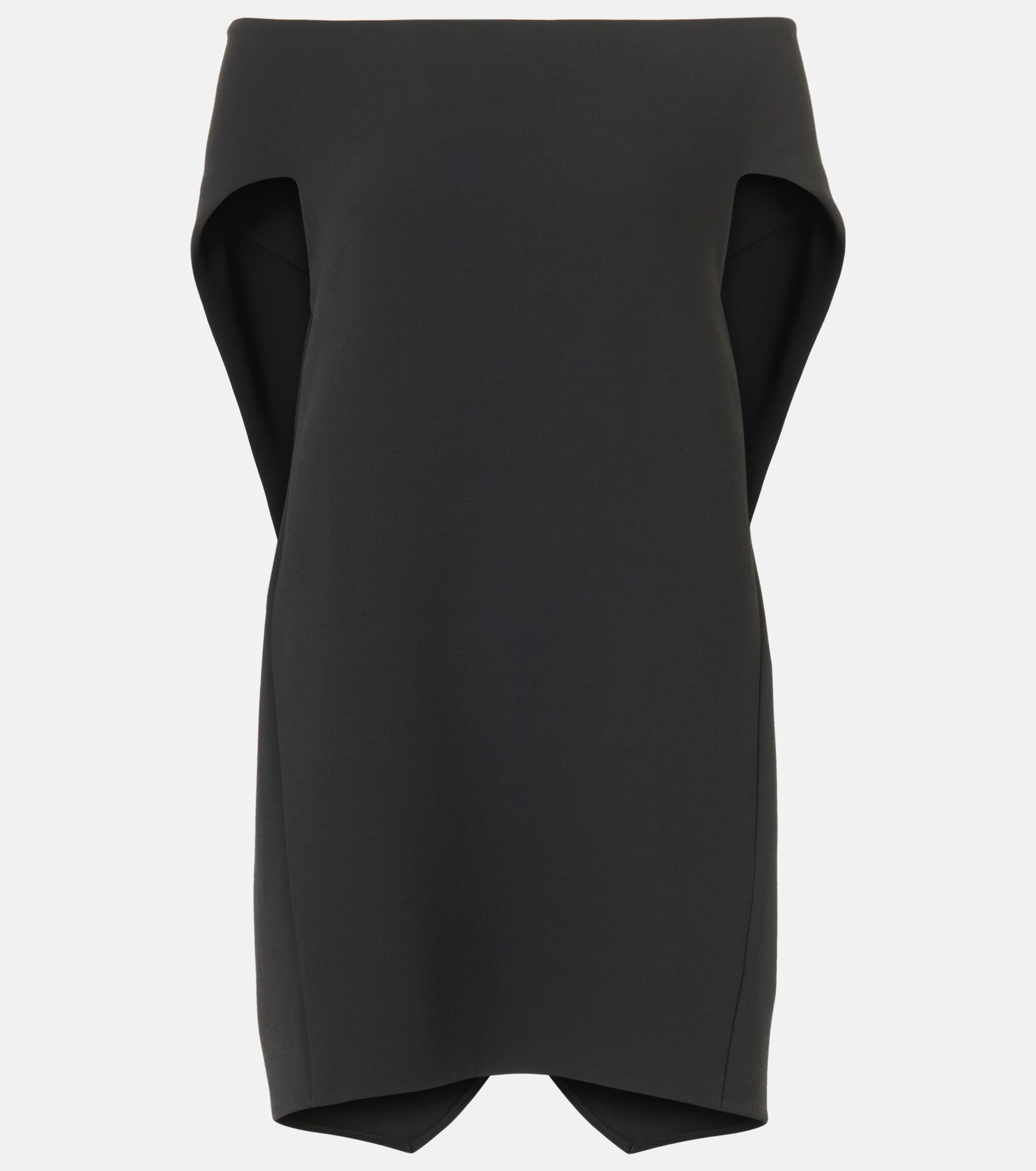 The Row Pallenberg off-shoulder wool-blend top