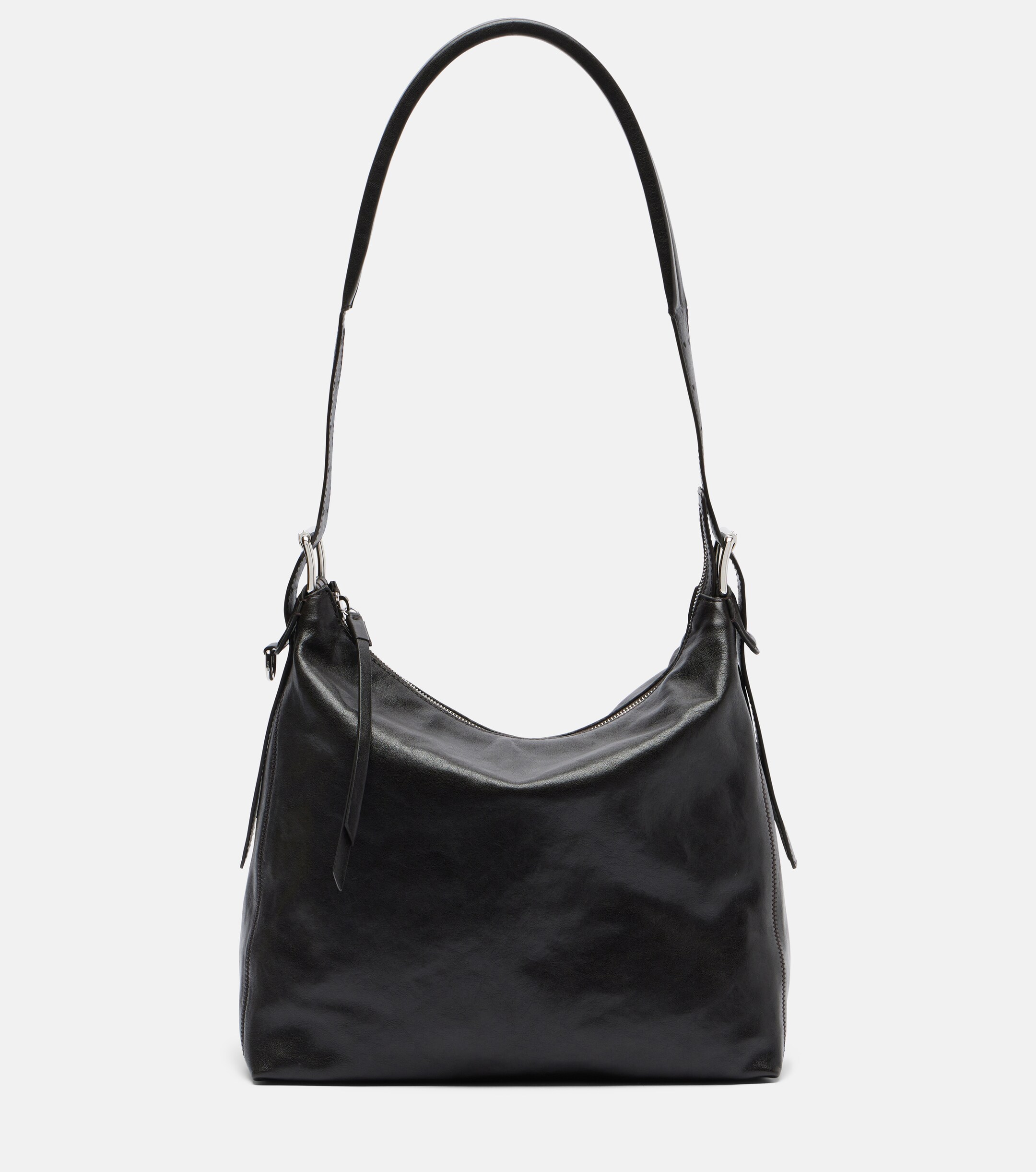 Lemaire Small belted leather shoulder bag