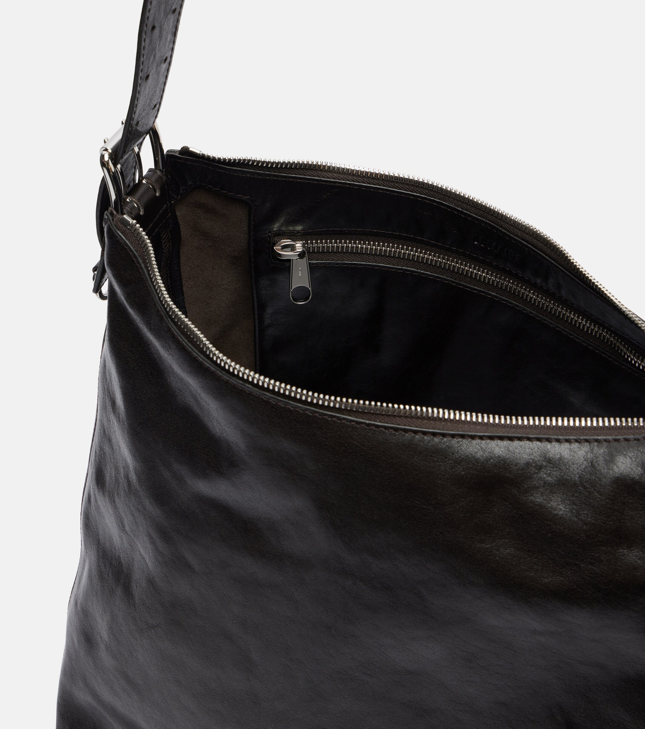Lemaire Small belted leather shoulder bag