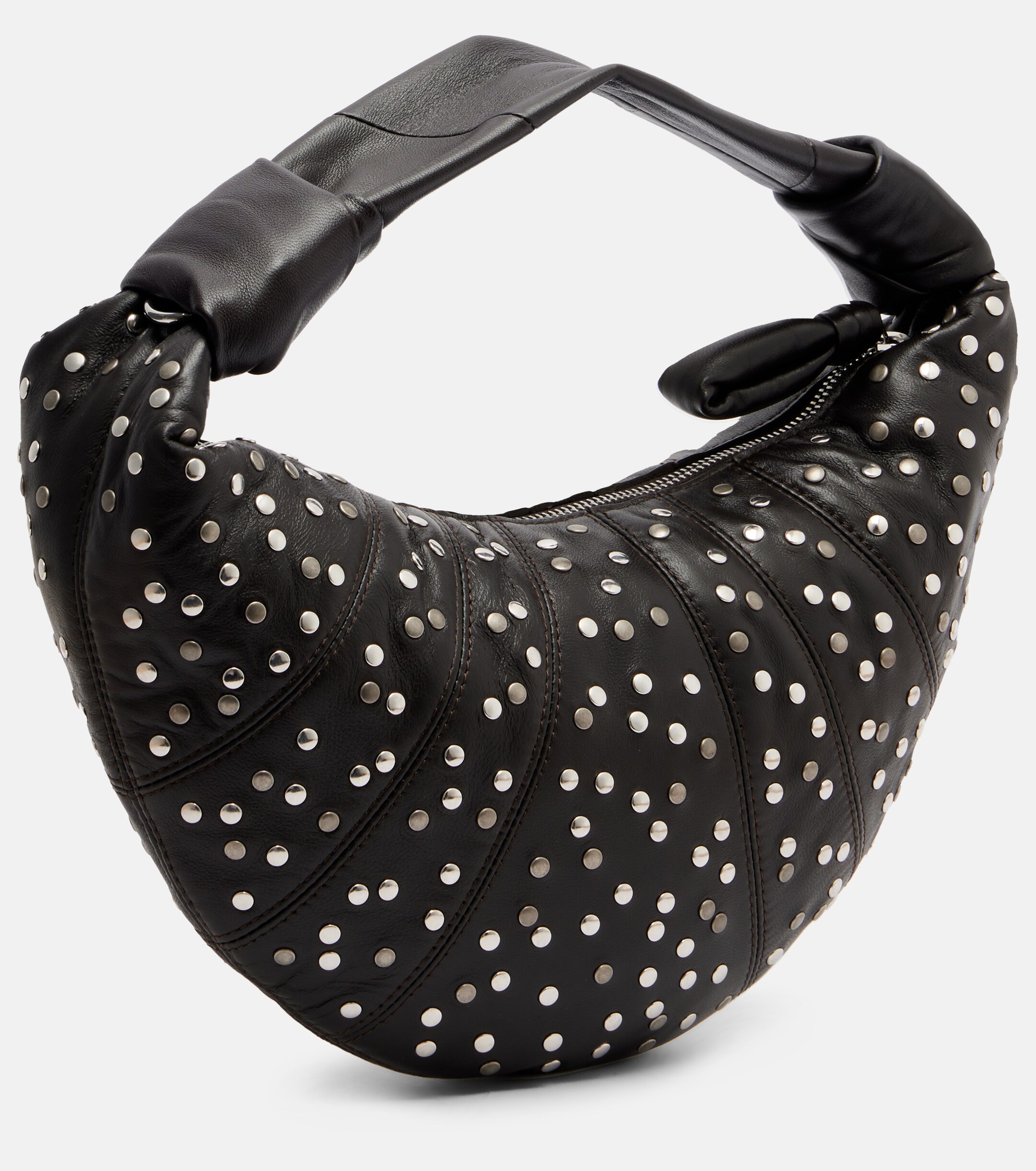 Lemaire Croissant Large leather shoulder bag