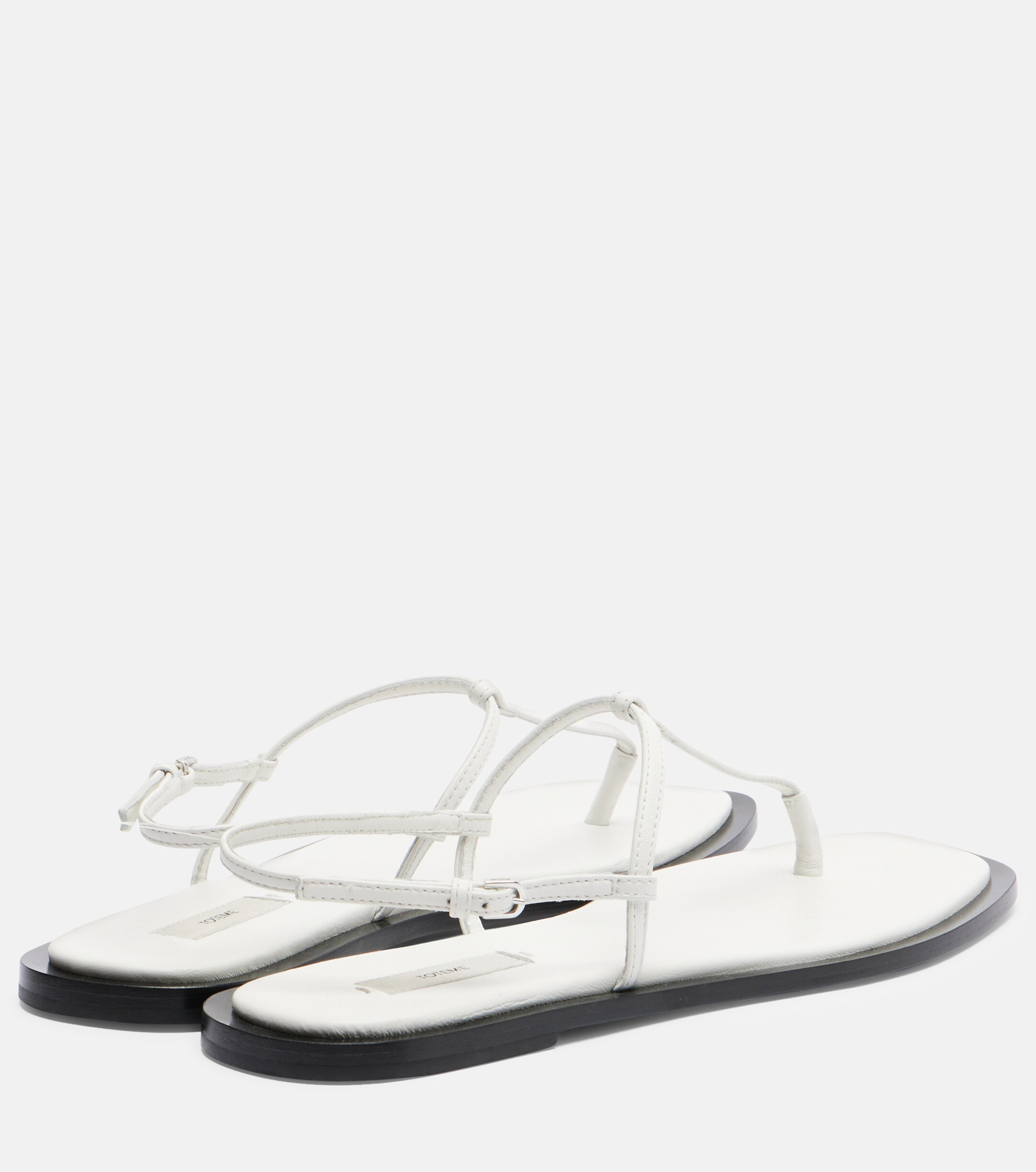 TOTEME Toteme Leather thong sandals