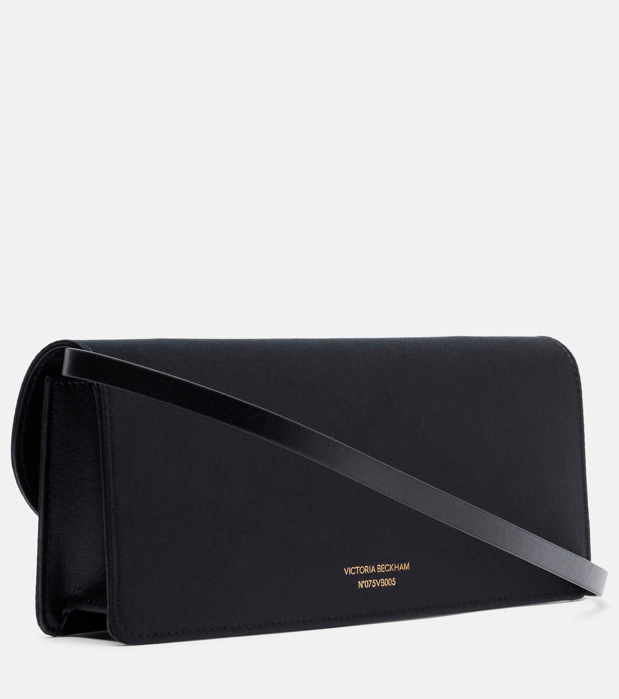 Victoria Beckham Dorian East-West satin clutch