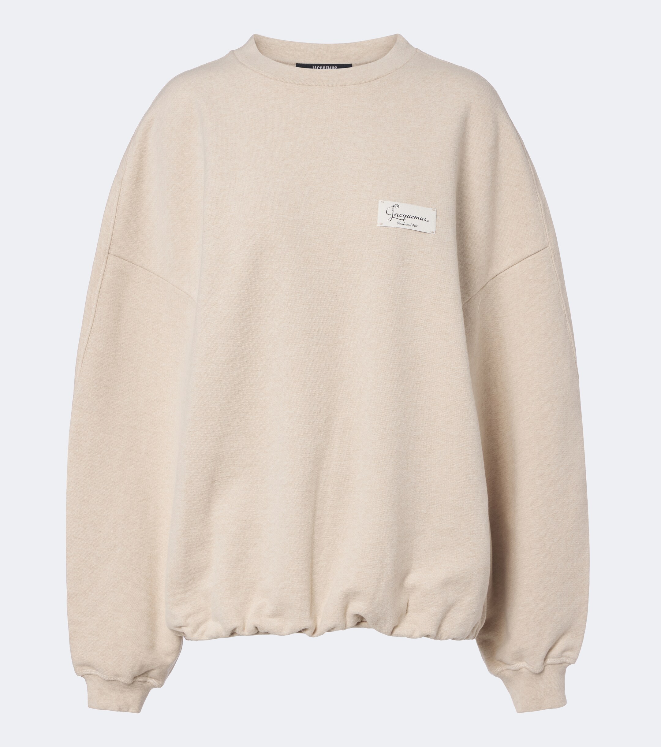 Jacquemus Jacquemus Corso oversized cotton fleece sweatshirt