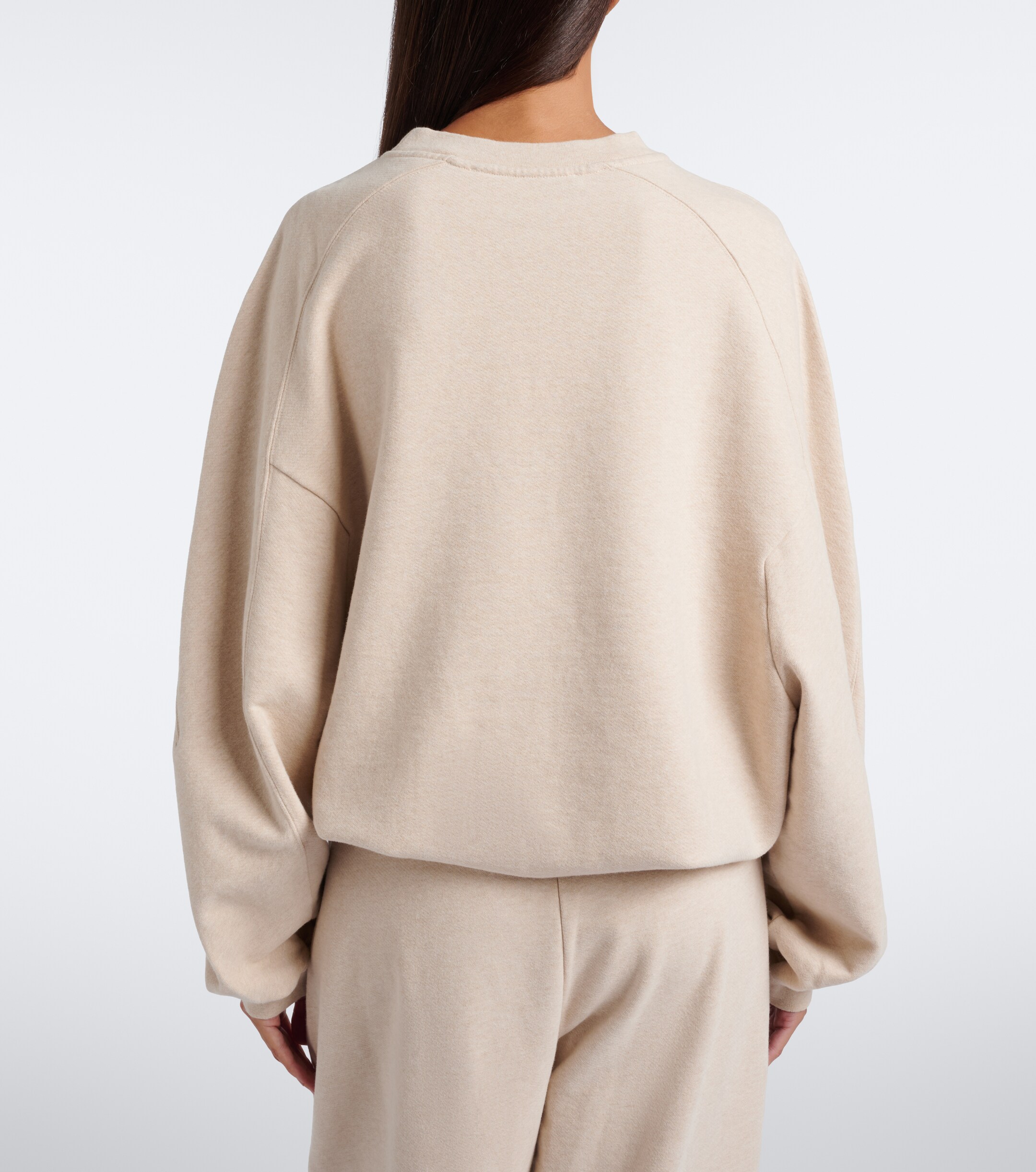 Jacquemus Jacquemus Corso oversized cotton fleece sweatshirt