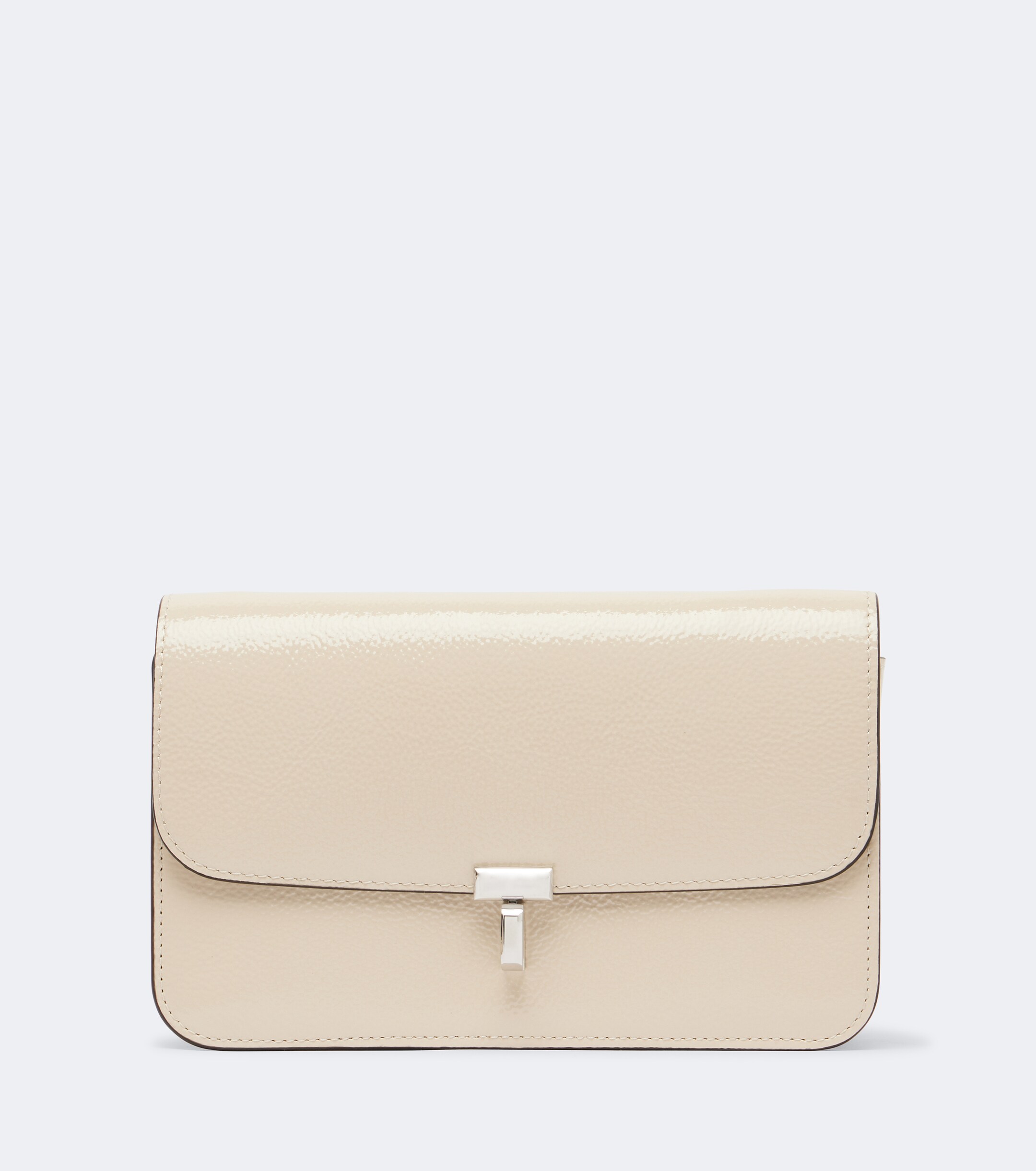 TOTEME T-Lock patent leather crossbody bag