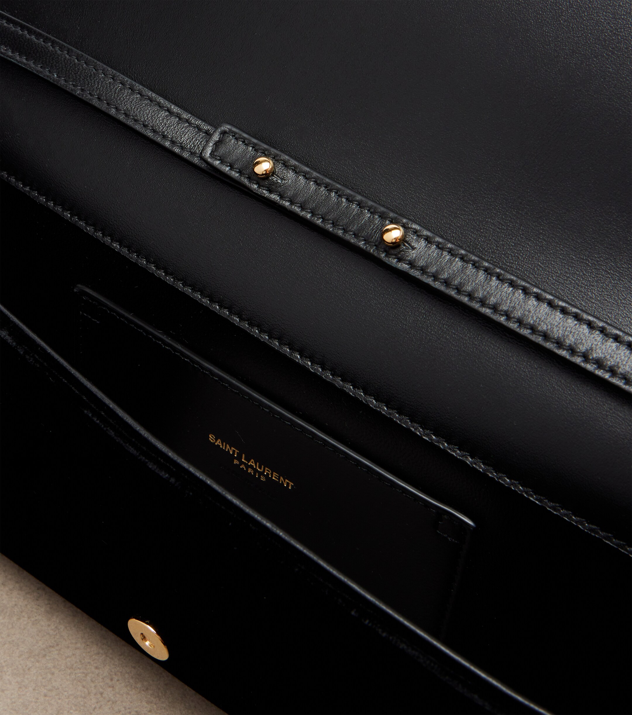 Saint Laurent Cassandre velvet clutch
