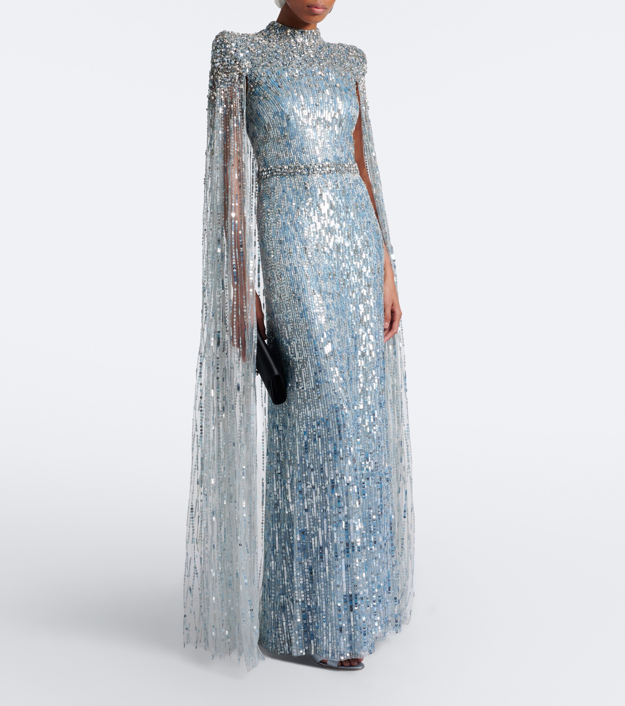 Jenny Packham Jenny Packham Opera embellished caped gown
