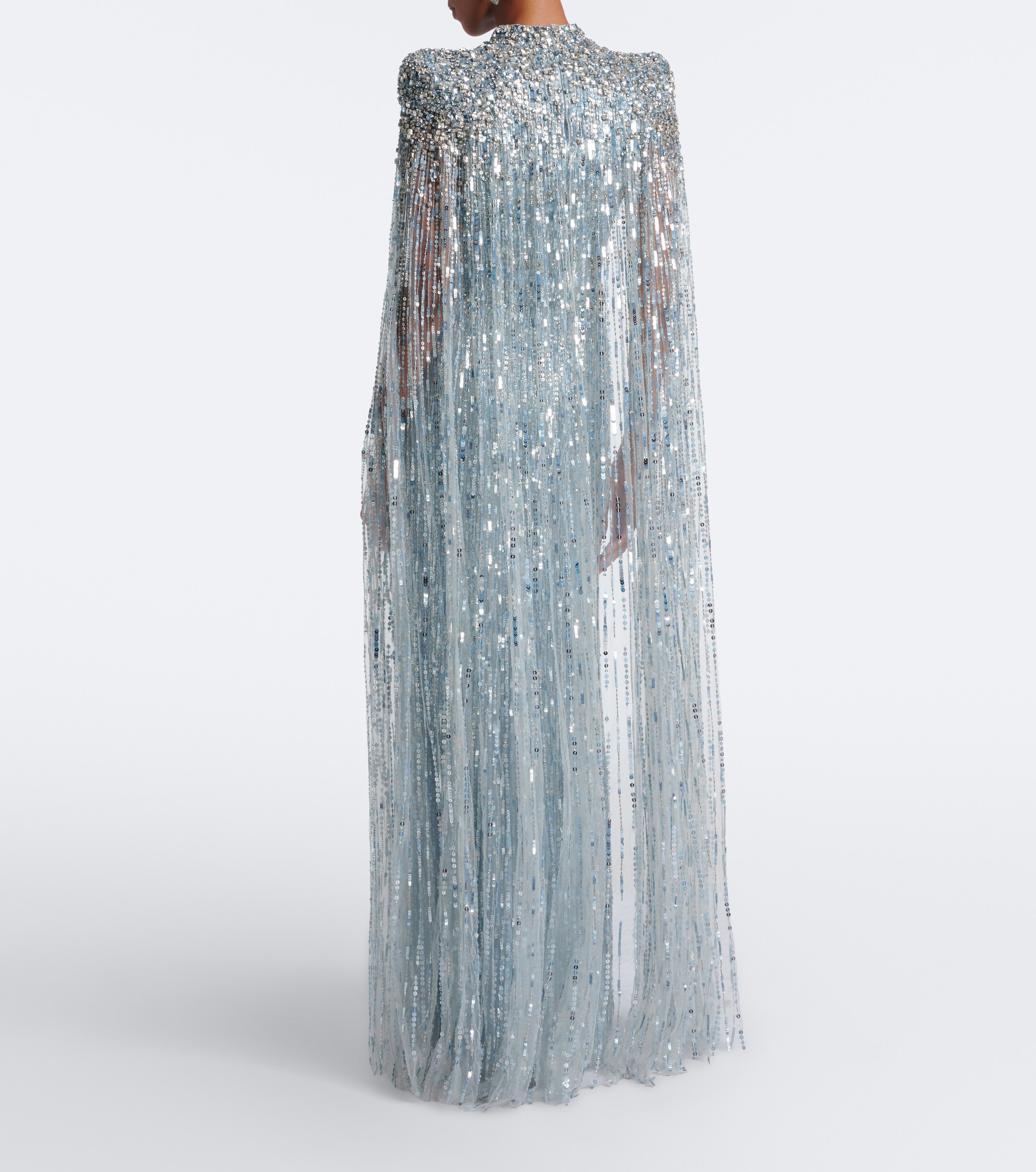 Jenny Packham Jenny Packham Opera embellished caped gown
