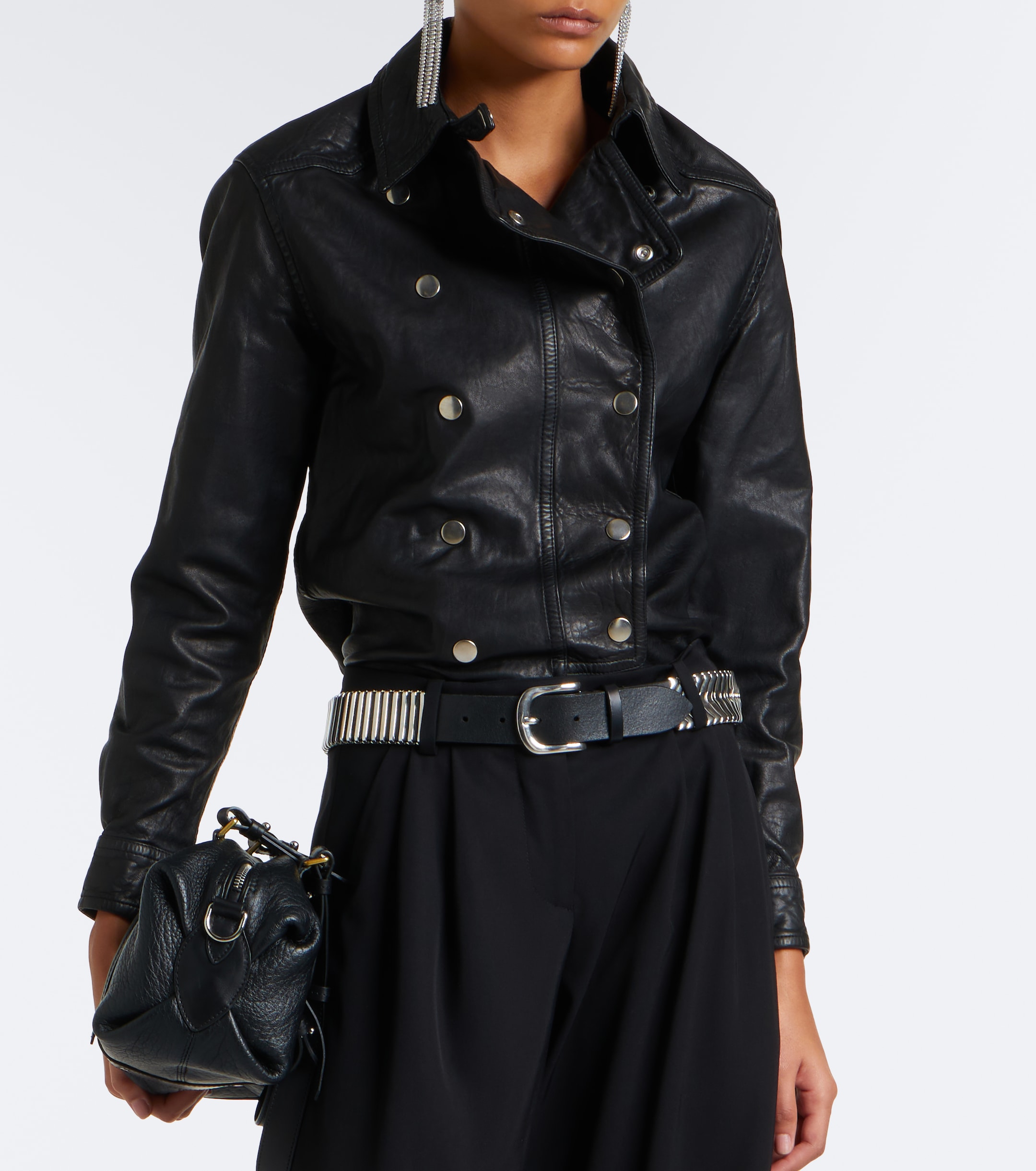 Isabel Marant Isabel Marant Valdy leather shirt