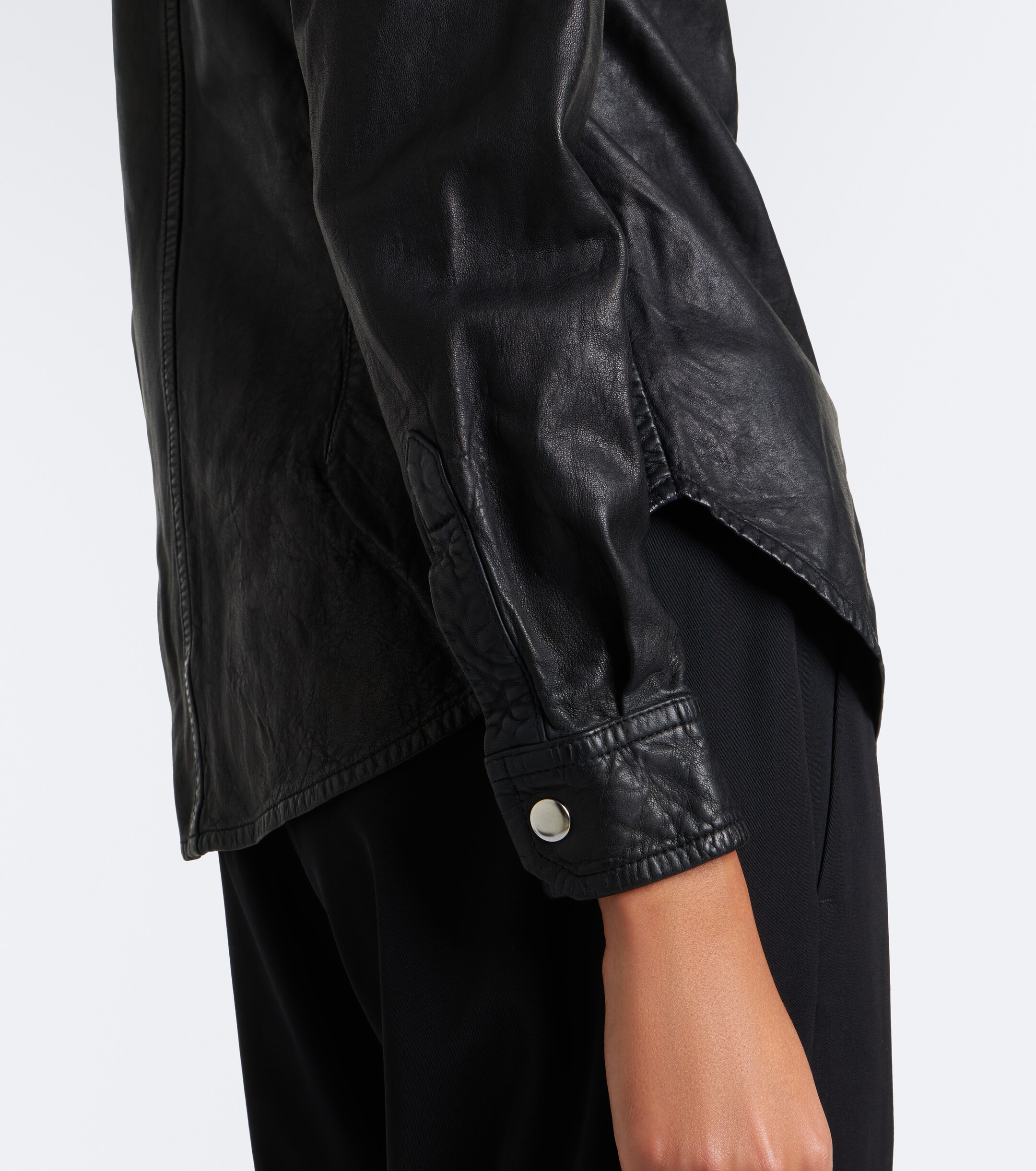 Isabel Marant Isabel Marant Valdy leather shirt