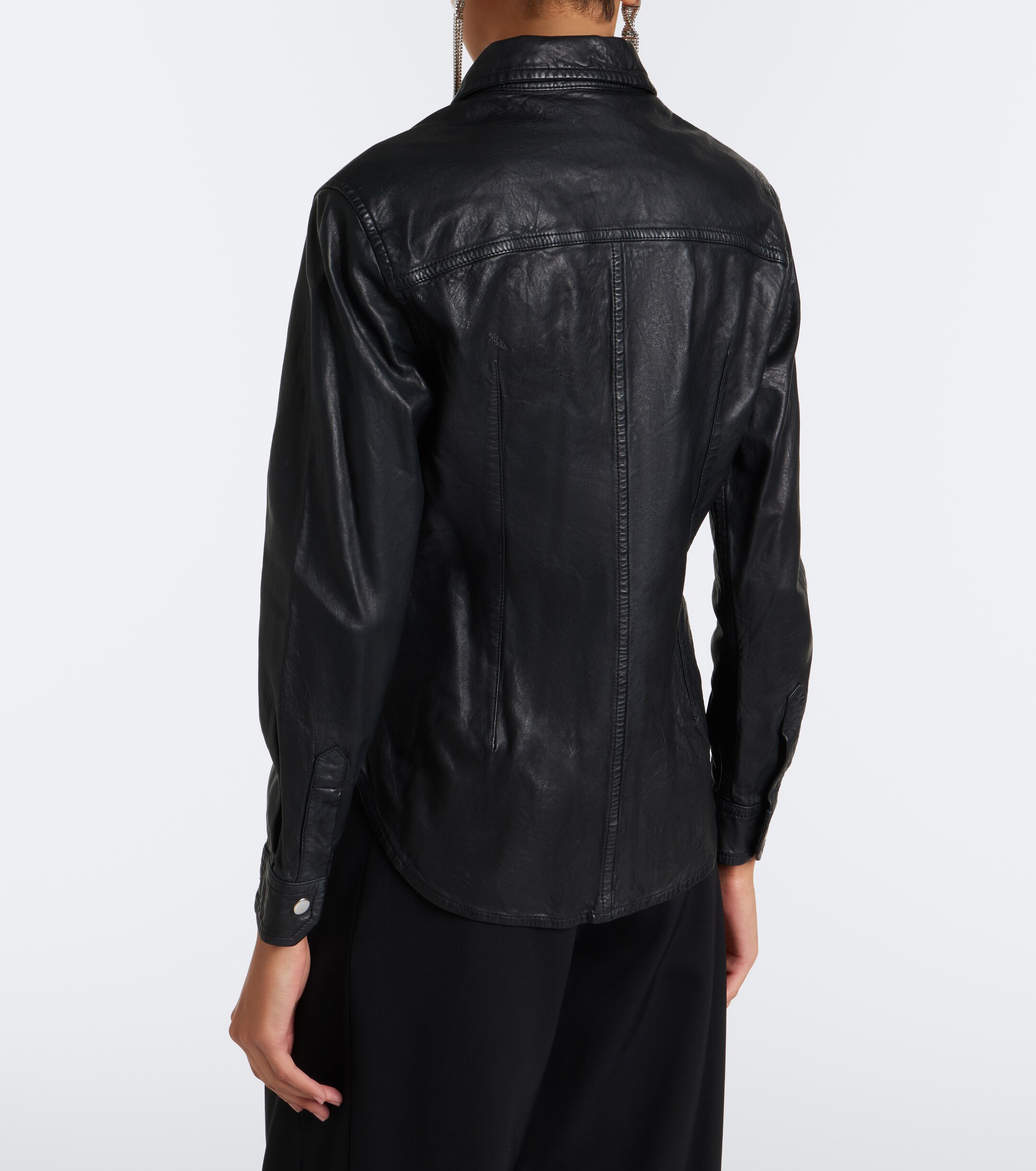 Isabel Marant Isabel Marant Valdy leather shirt
