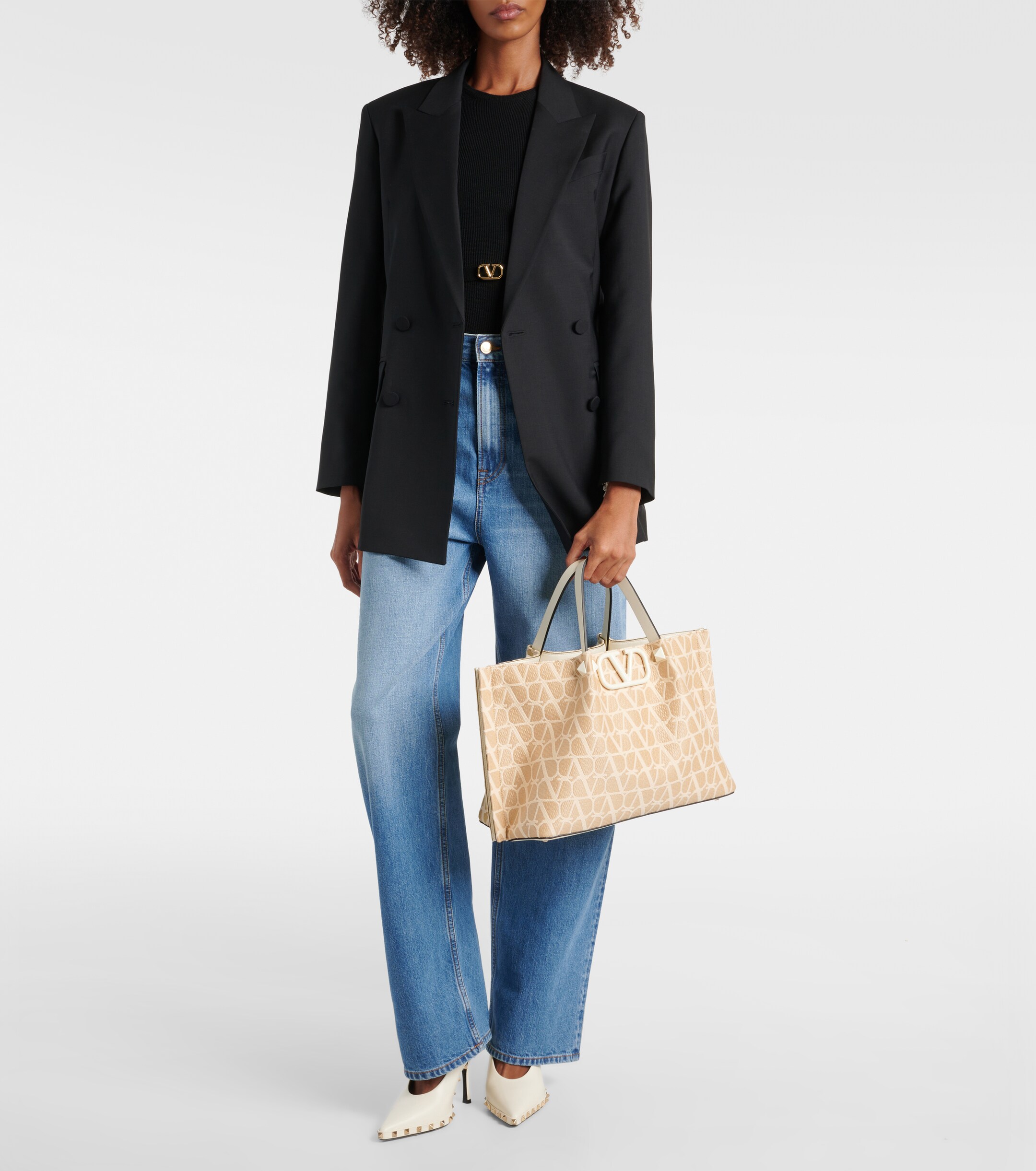 Valentino Garavani VLogo Signature Toile Iconographe tote bag thumbnail