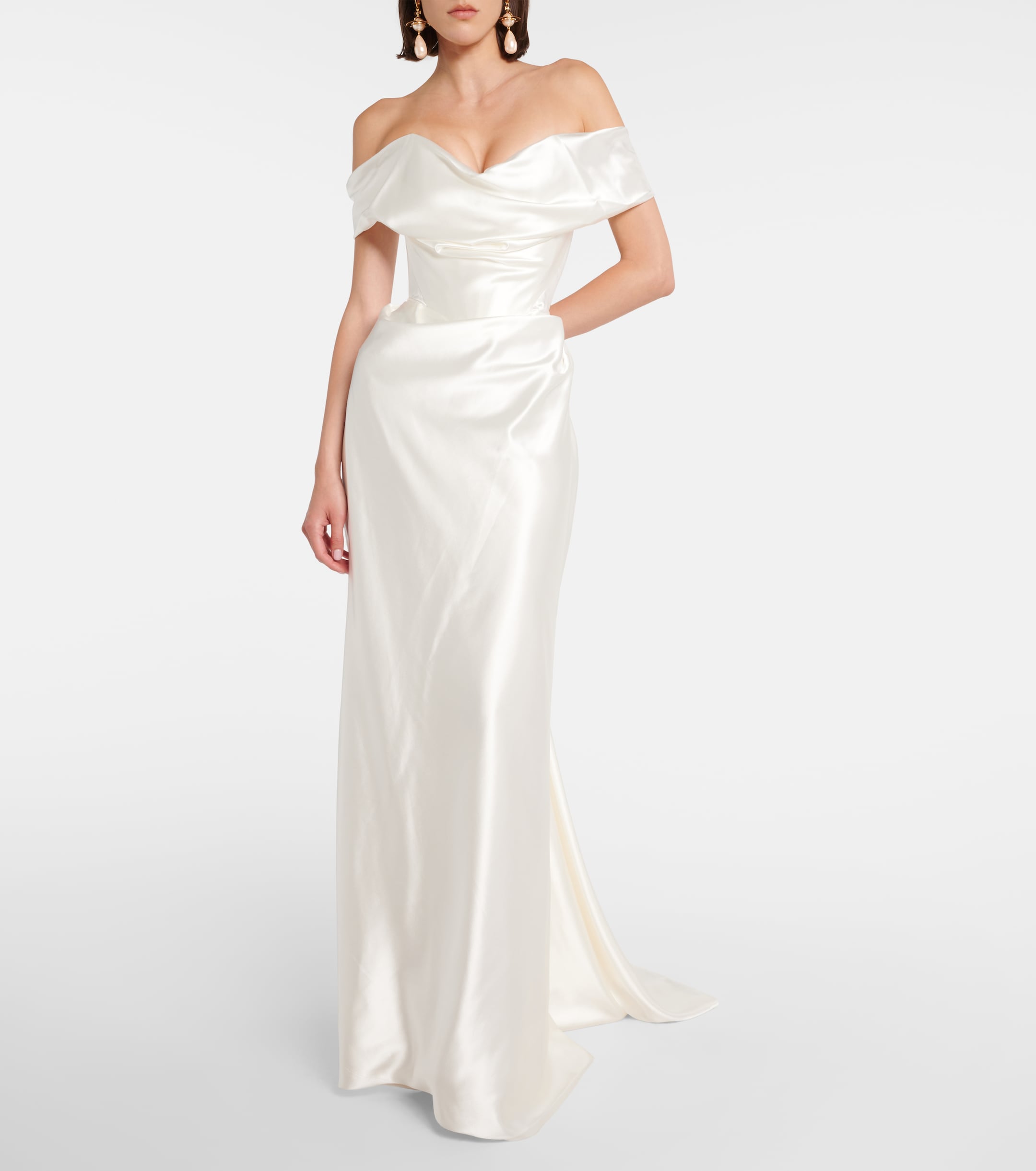 Vivienne Westwood Bridal Nova Cocotte silk corset gown