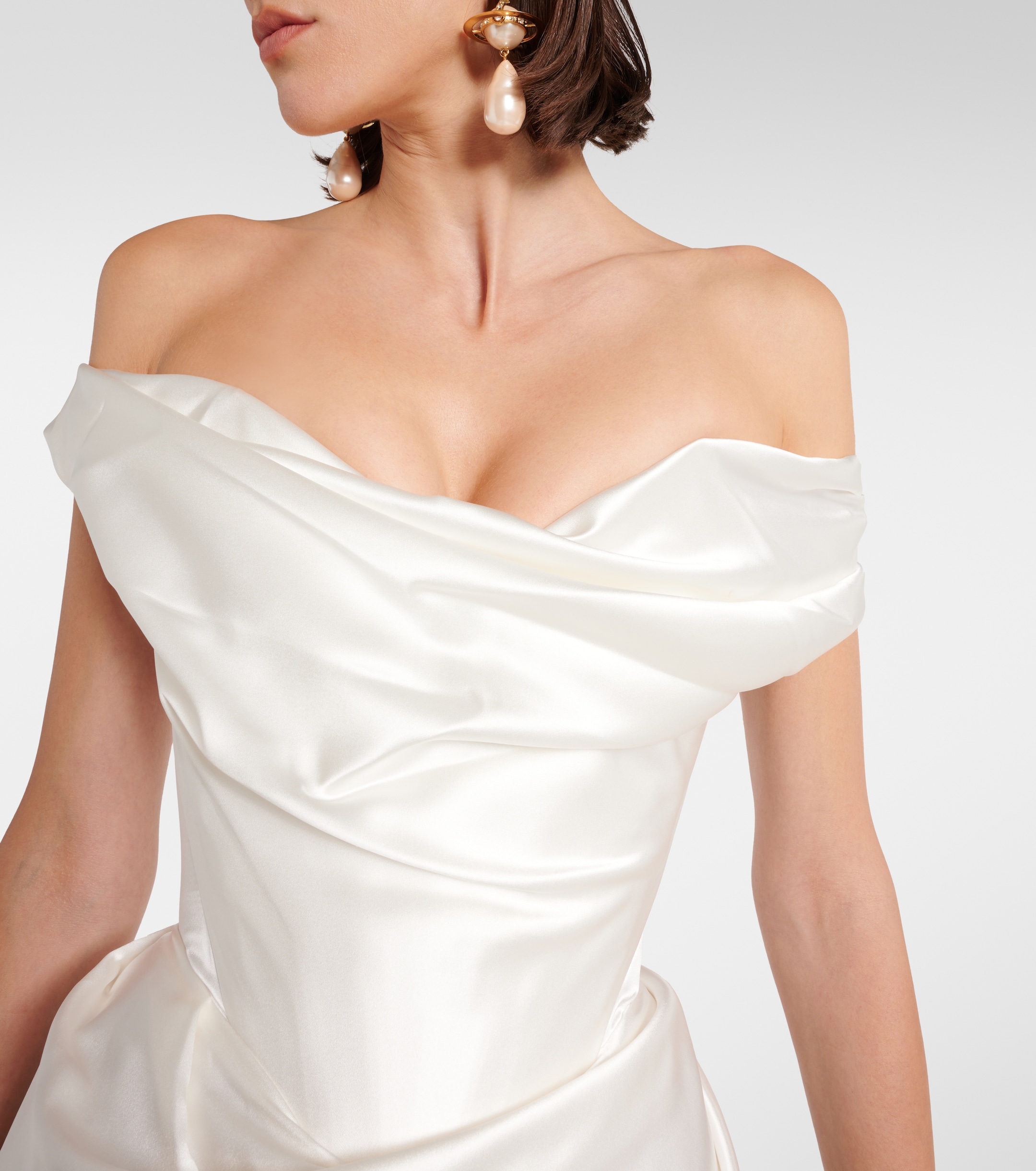 Vivienne Westwood Bridal Nova Cocotte silk corset gown thumbnail