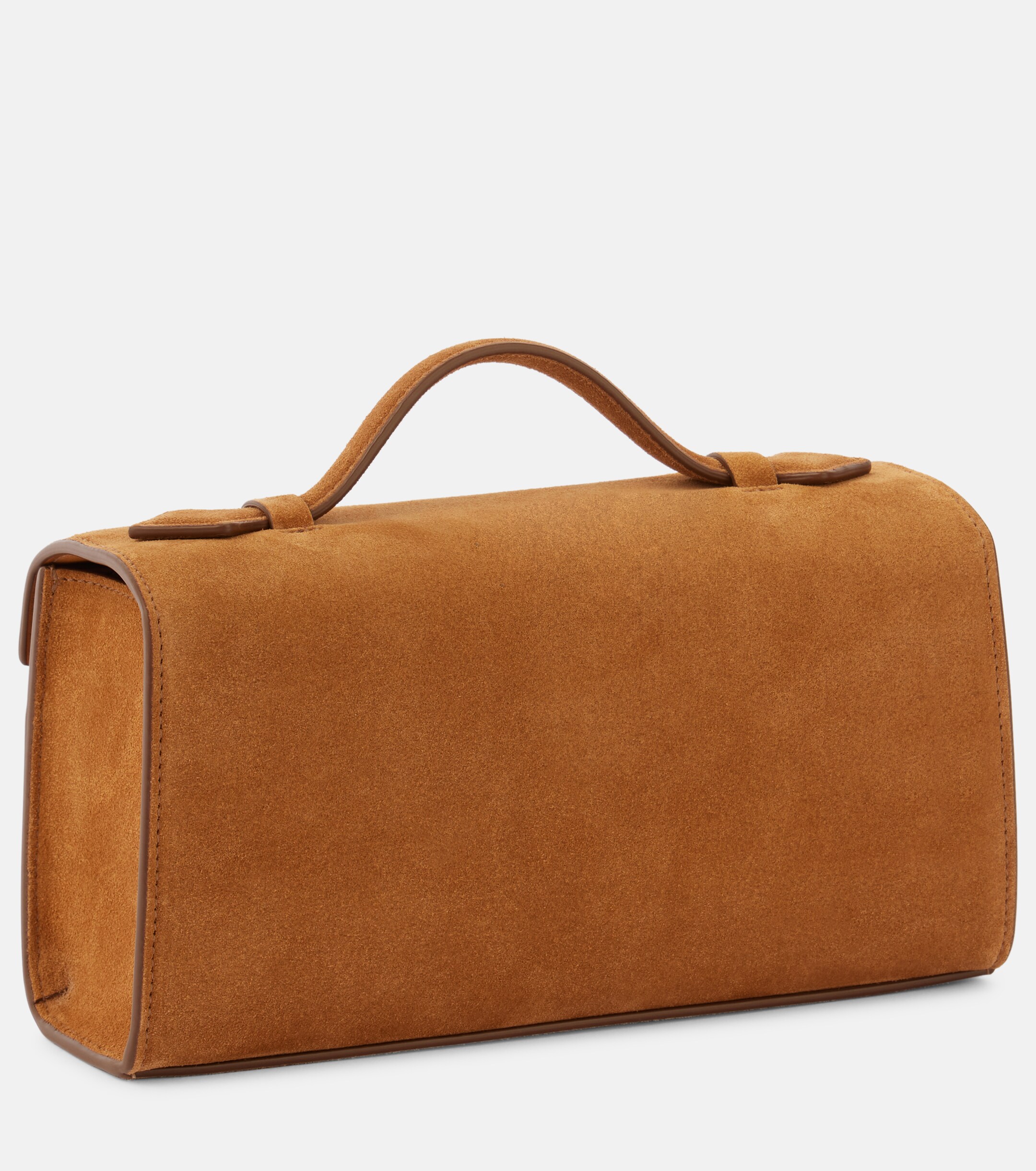 Savette Symmetry Pochette suede tote bag thumbnail