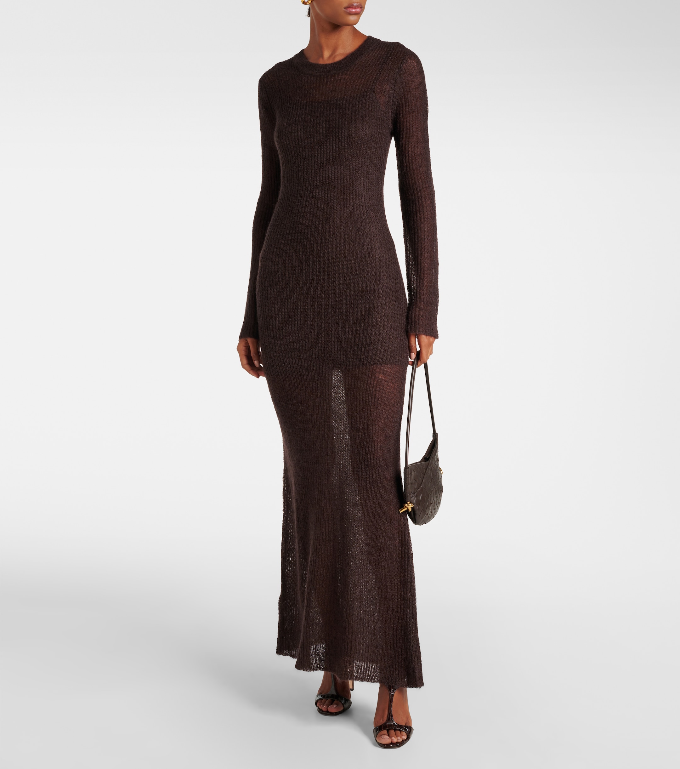 staud mesh dress Staud - Eiza mesh maxi dress