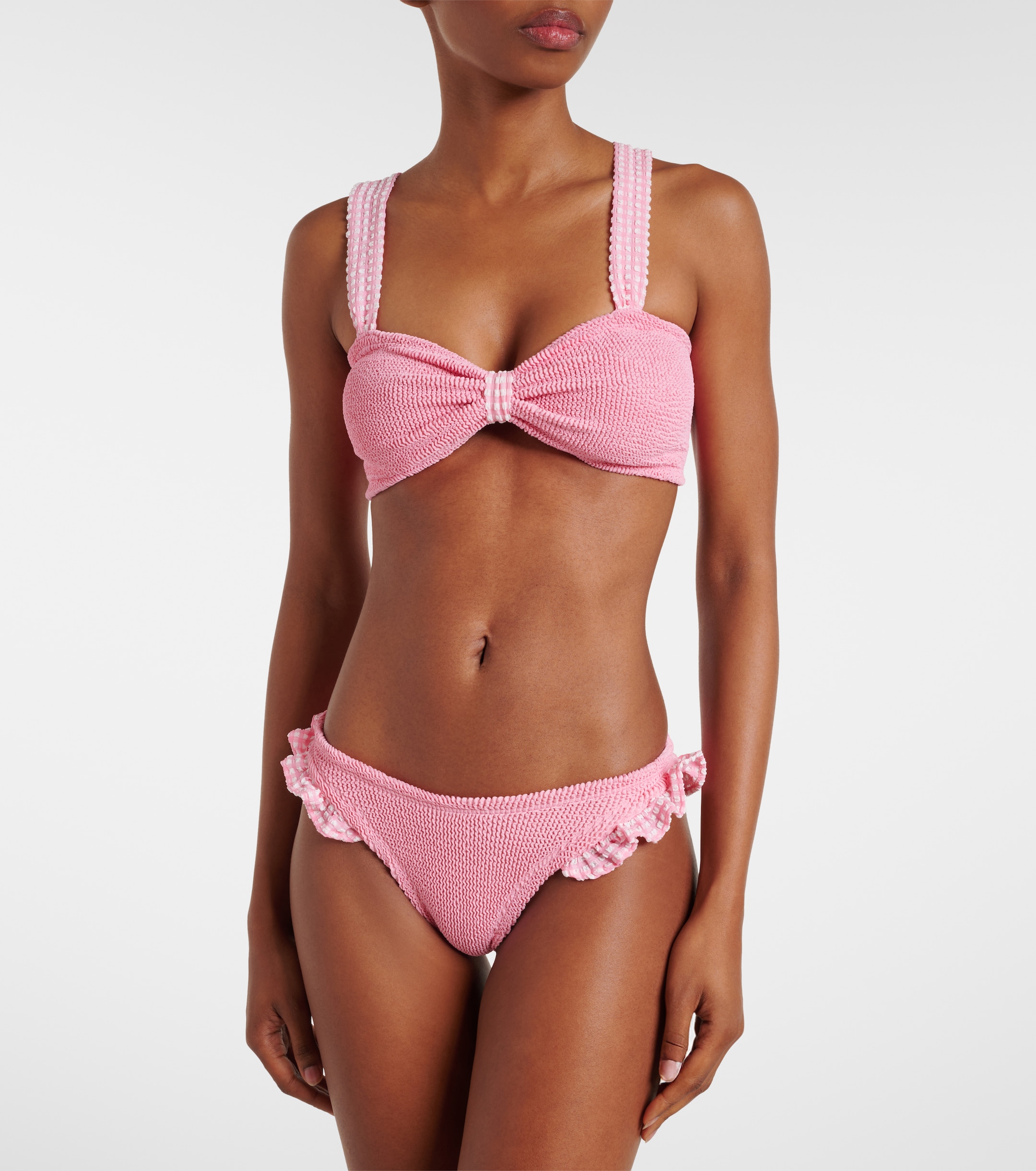 Hunza G Loretta ruffled bikini
