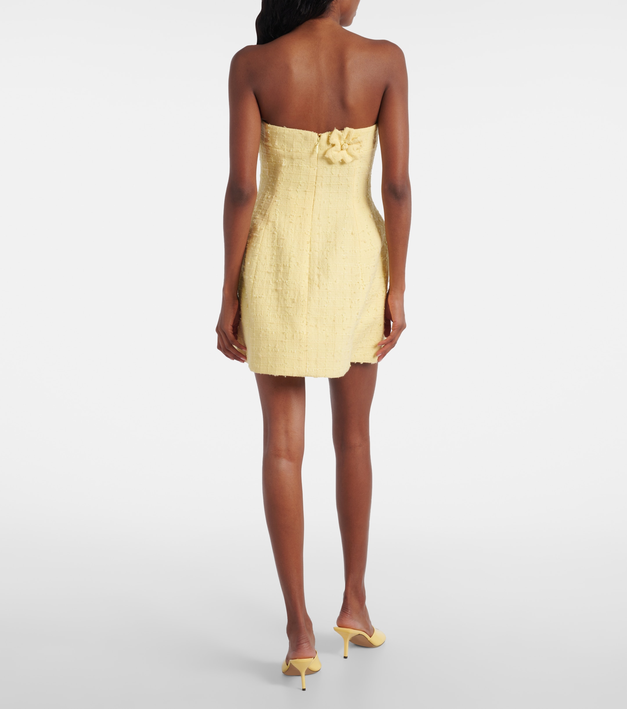 LEO LIN Rosario tweed bustier dress thumbnail