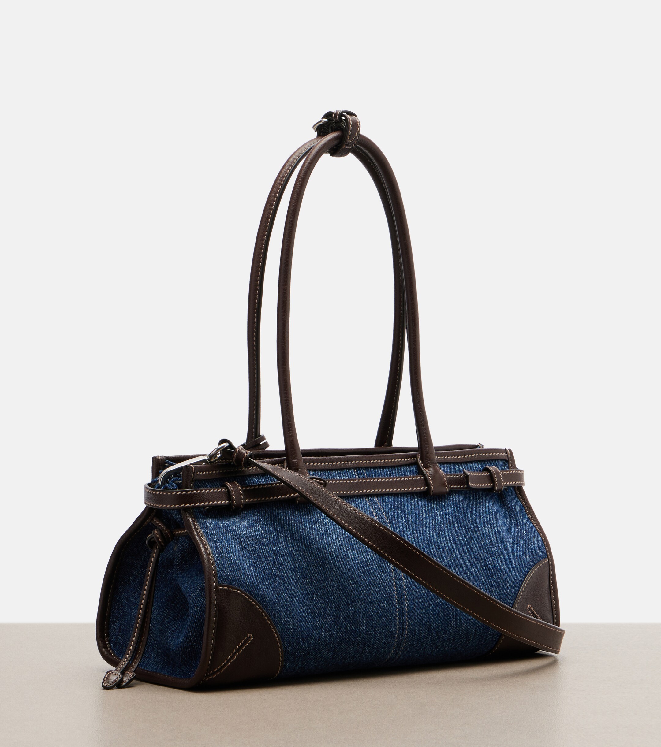Prada Prada Bonnie Medium denim shoulder bag