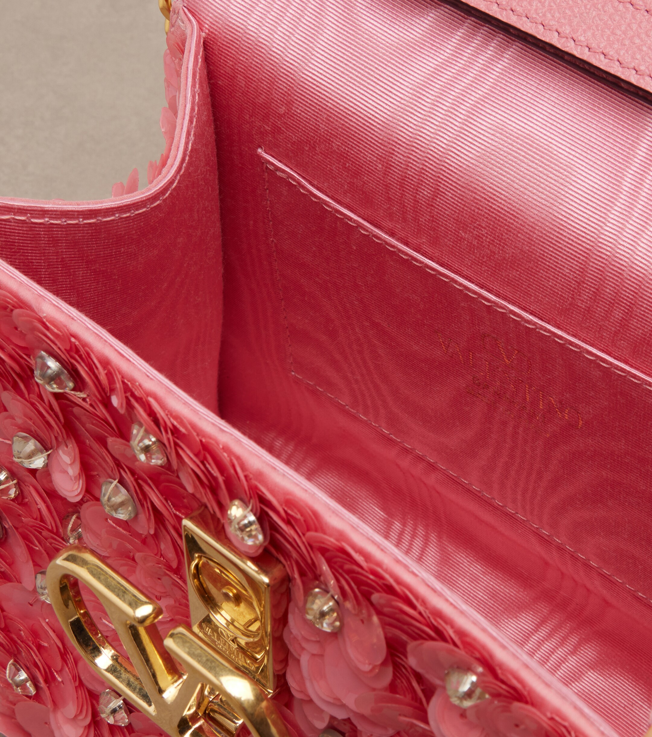 Valentino Garavani VSling Mini sequined top-handle bag thumbnail