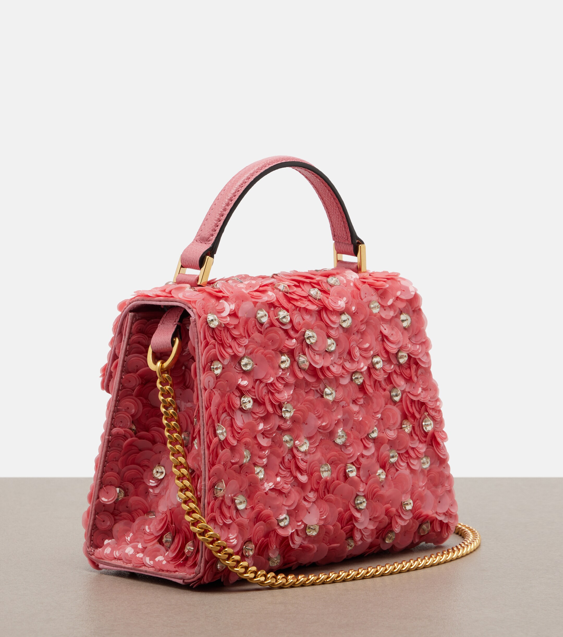 Valentino Garavani VSling Mini sequined top-handle bag thumbnail