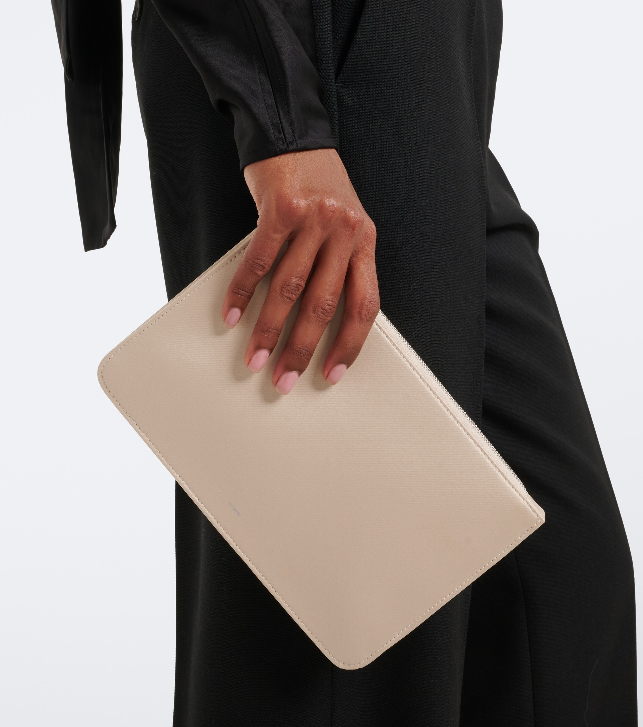 TOTEME Threefold satin clutch