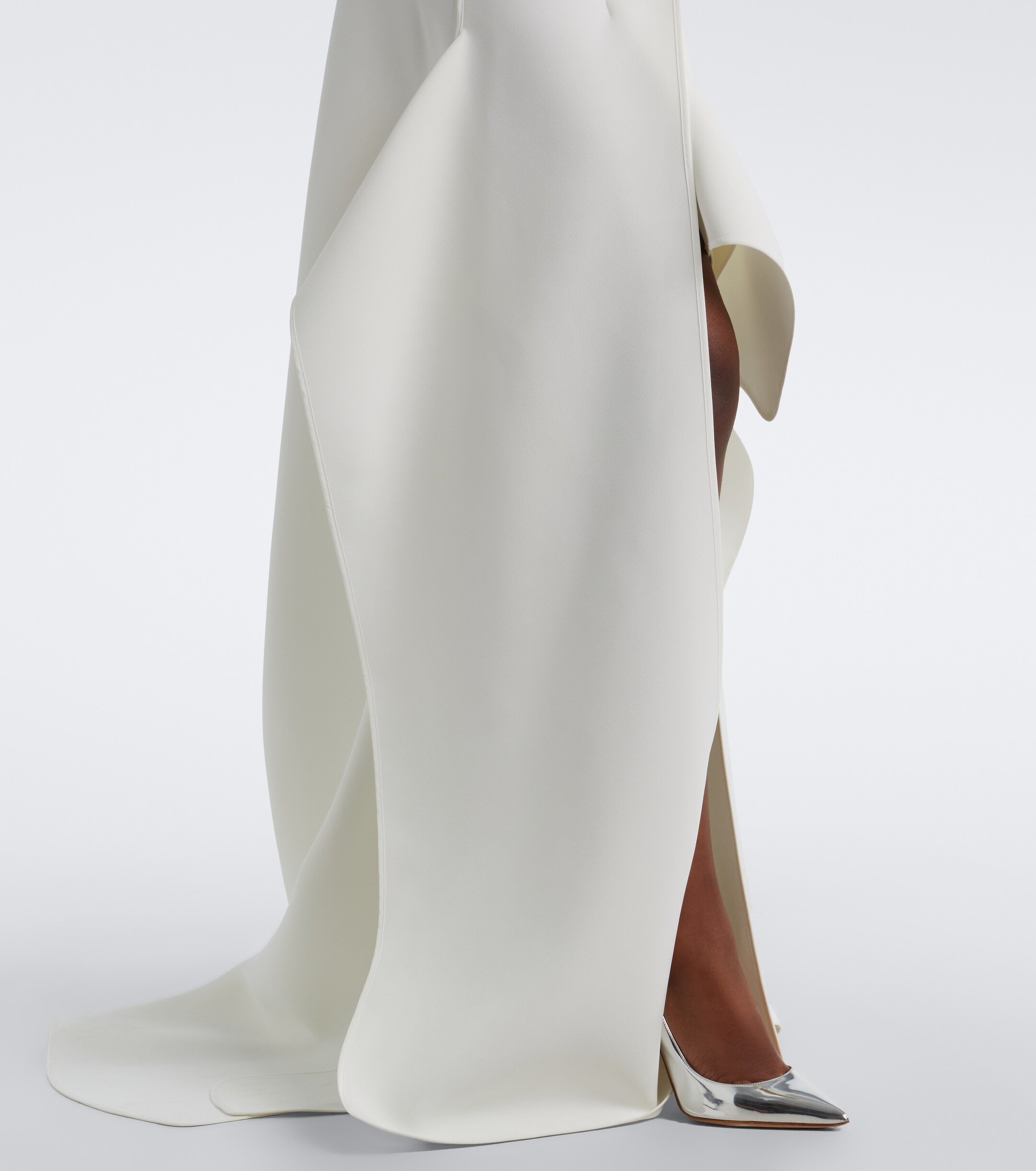 Maticevski Maticevski Allude asymmetric halterneck jersey gown