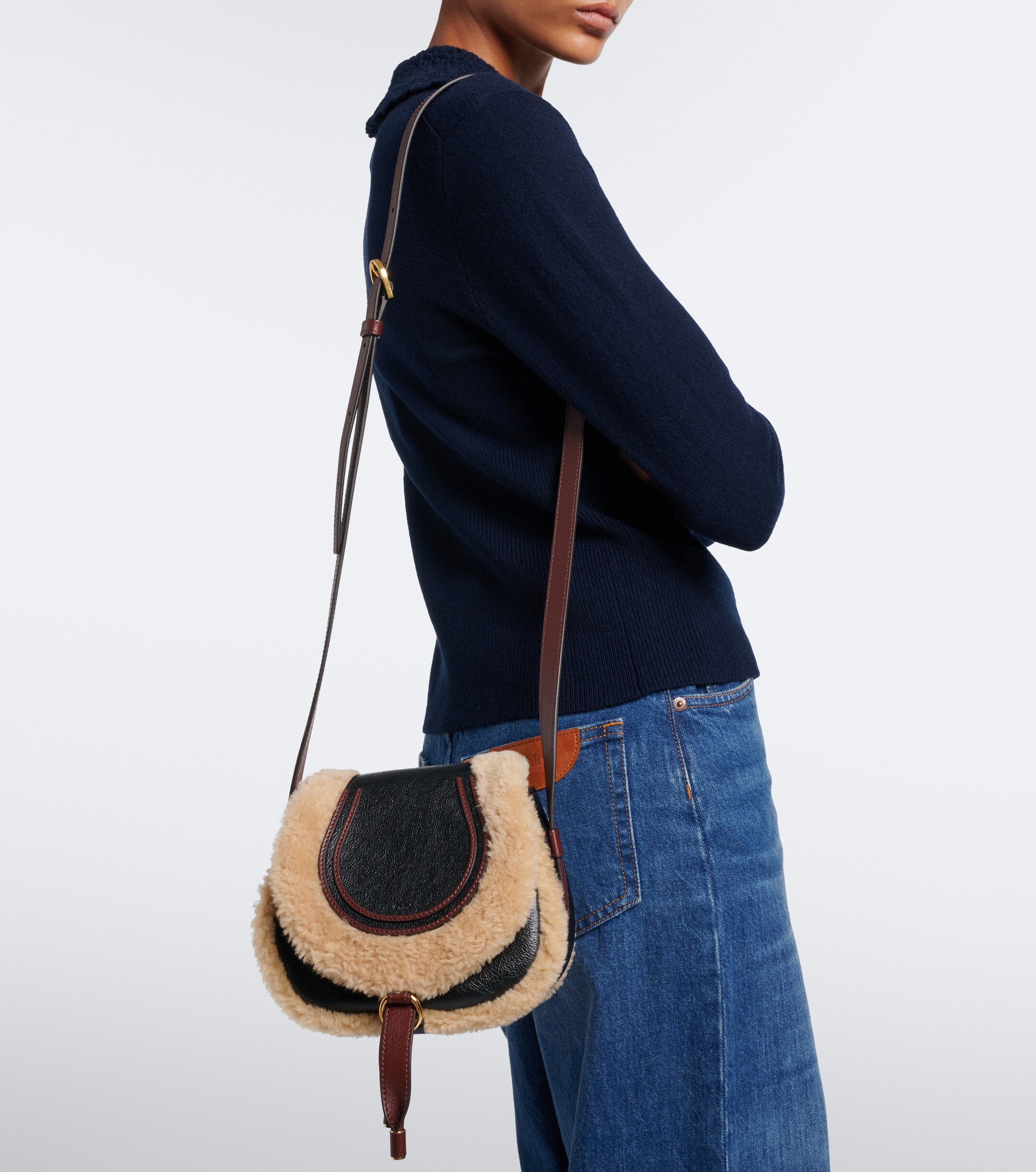 Chloé Chloé Marcie Small leather crossbody bag
