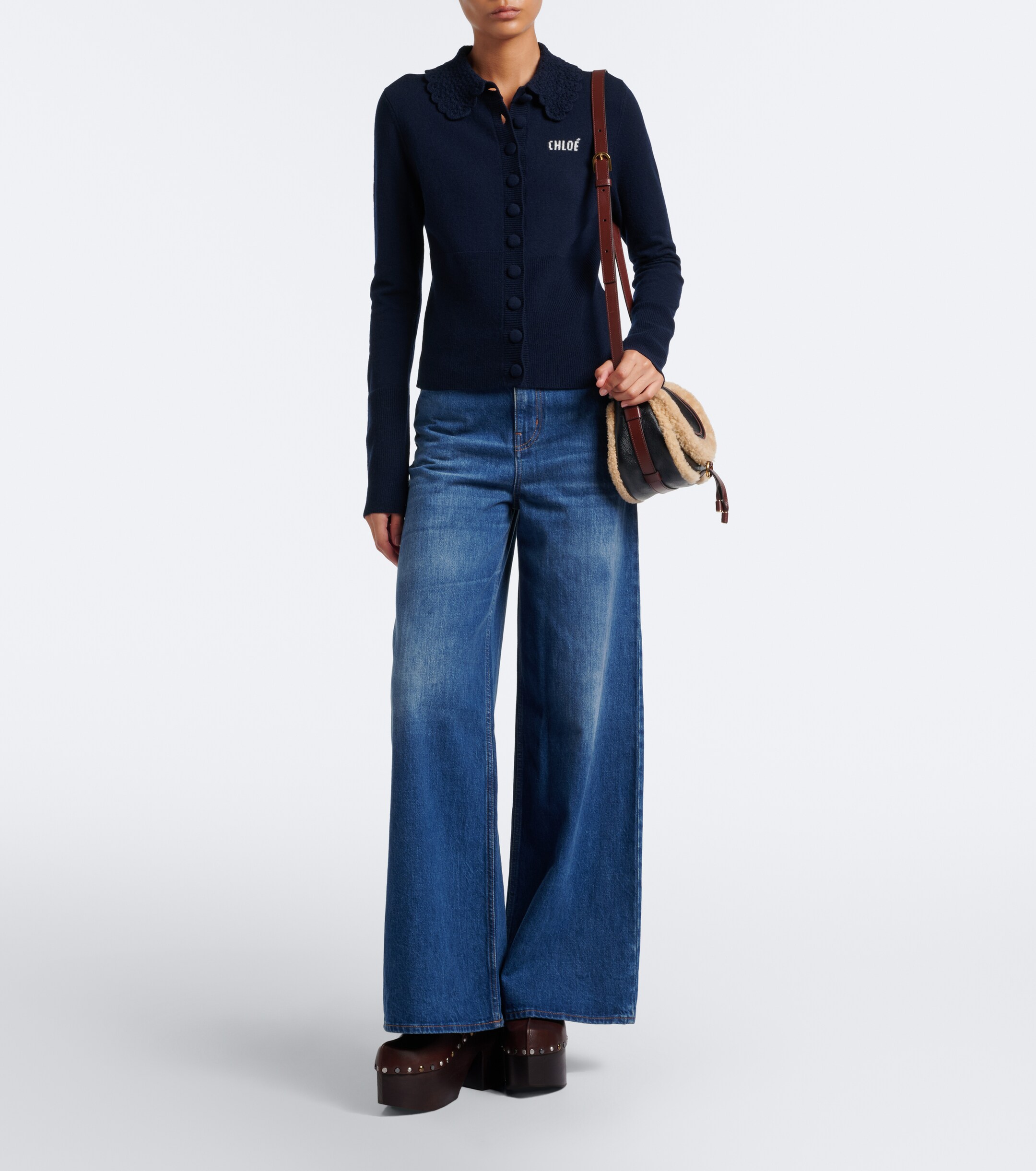 Chloé Chloé Marcie Small leather crossbody bag