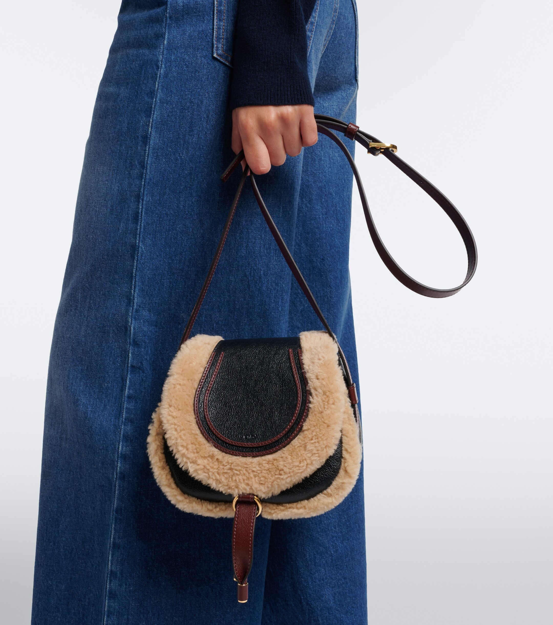 Chloé Chloé Marcie Small leather crossbody bag