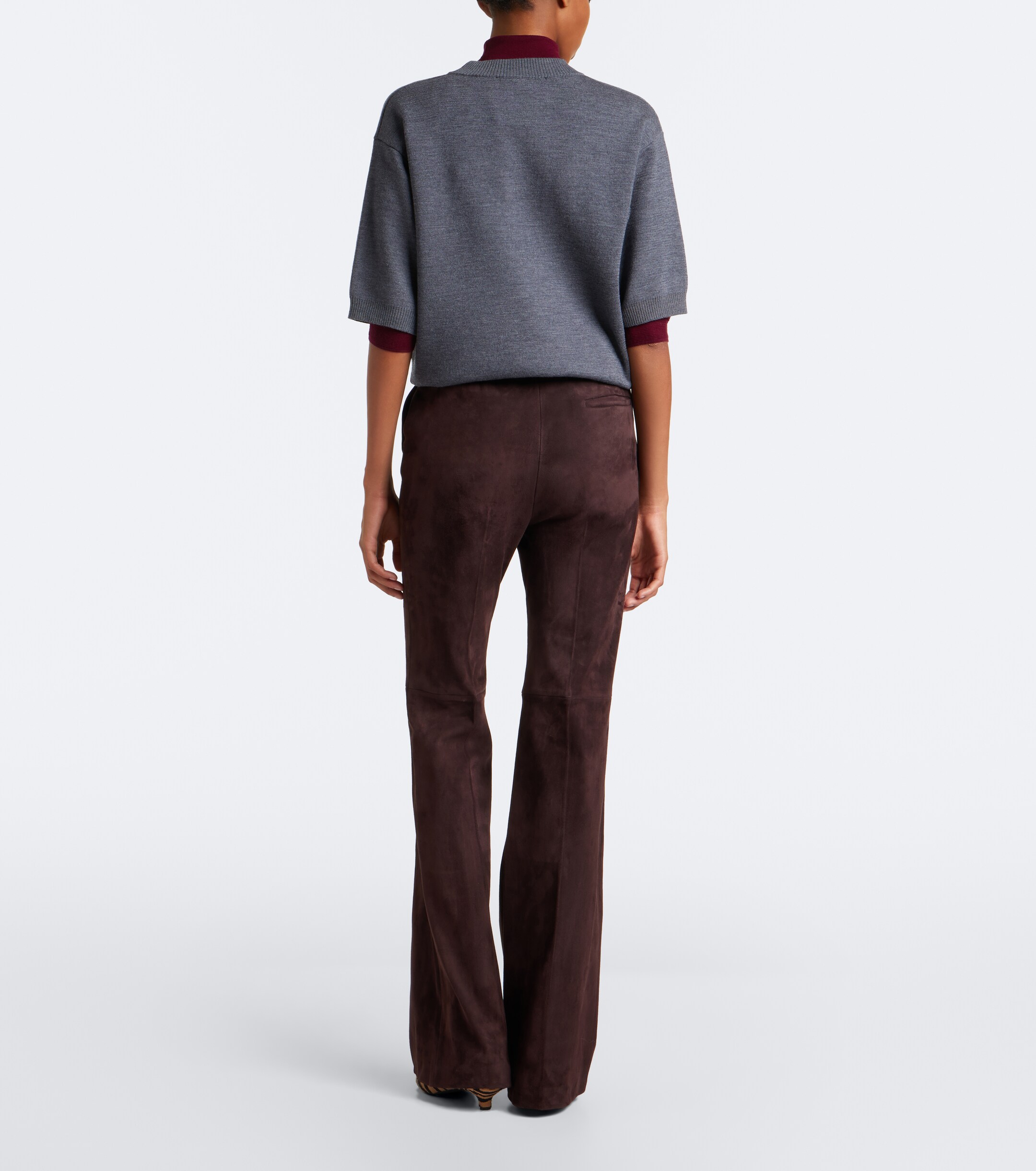 JOSEPH Joseph Tafira suede flared pants