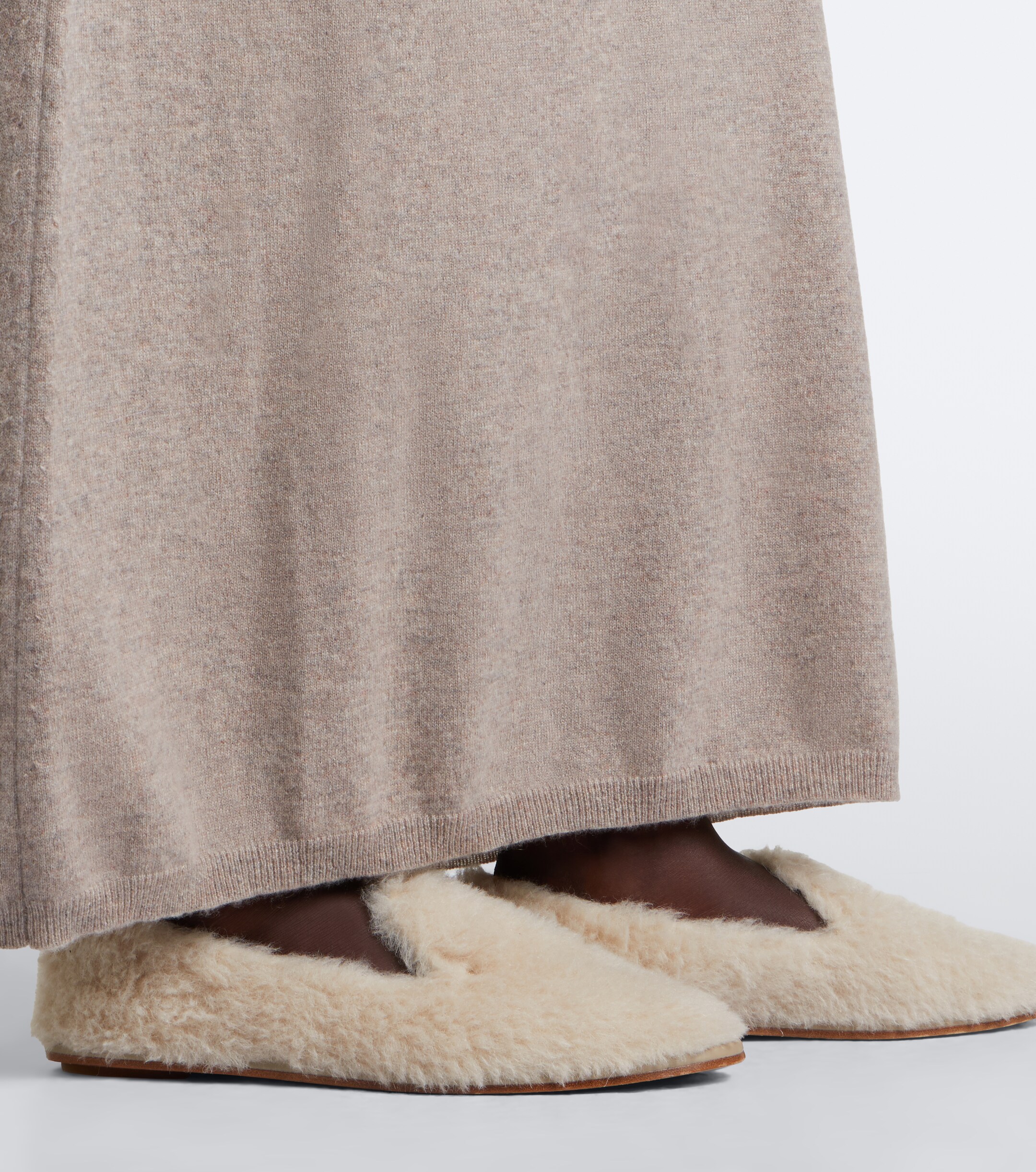 Max Mara Max Mara Shearling loafers