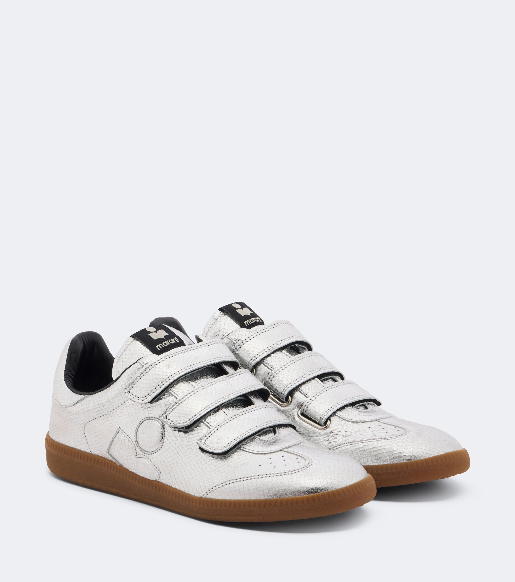 Isabel Marant Isabel Marant Beth metallic leather sneakers