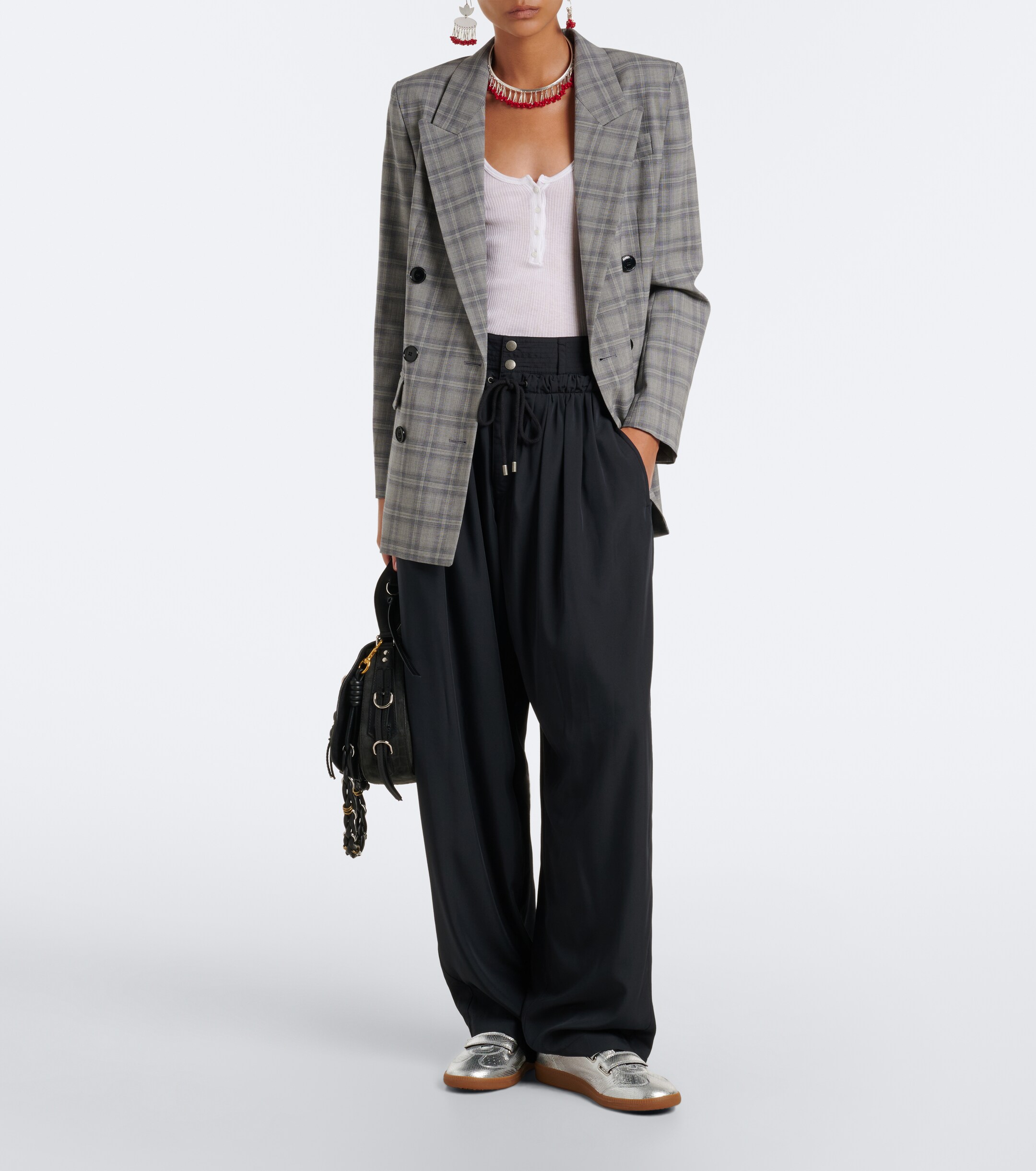 Isabel Marant Isabel Marant Beth metallic leather sneakers